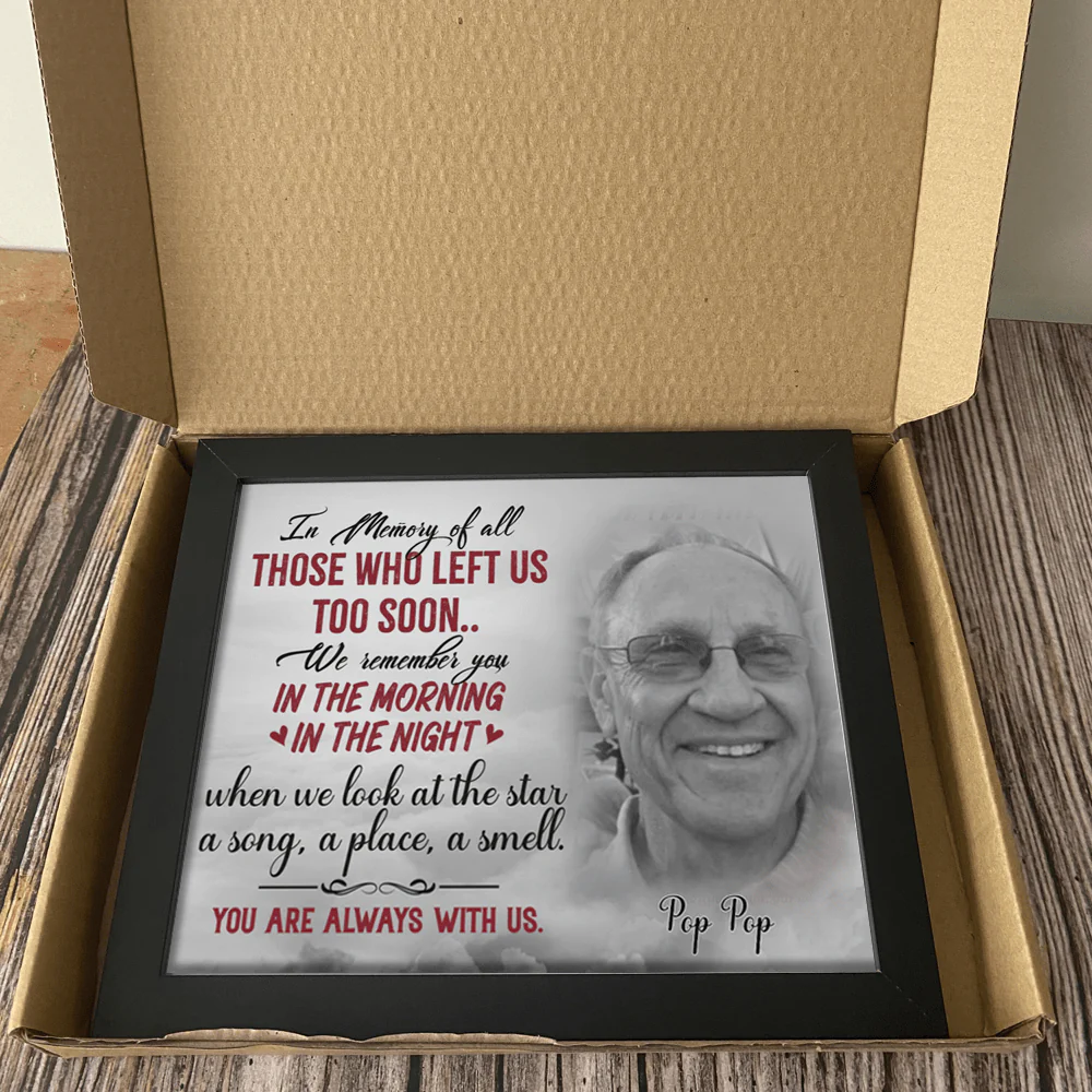 Those Who Left Us Too Soon We Remember You Family Memorial Picture Frame 892389 - Image 3