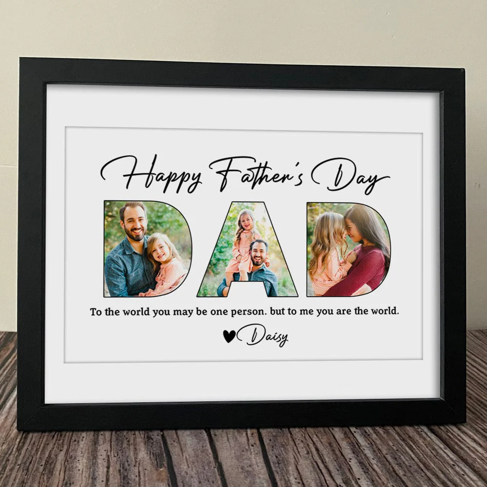 Making memories for Father's Day Family Picture Frame N369 TT 8891061 - Image 3