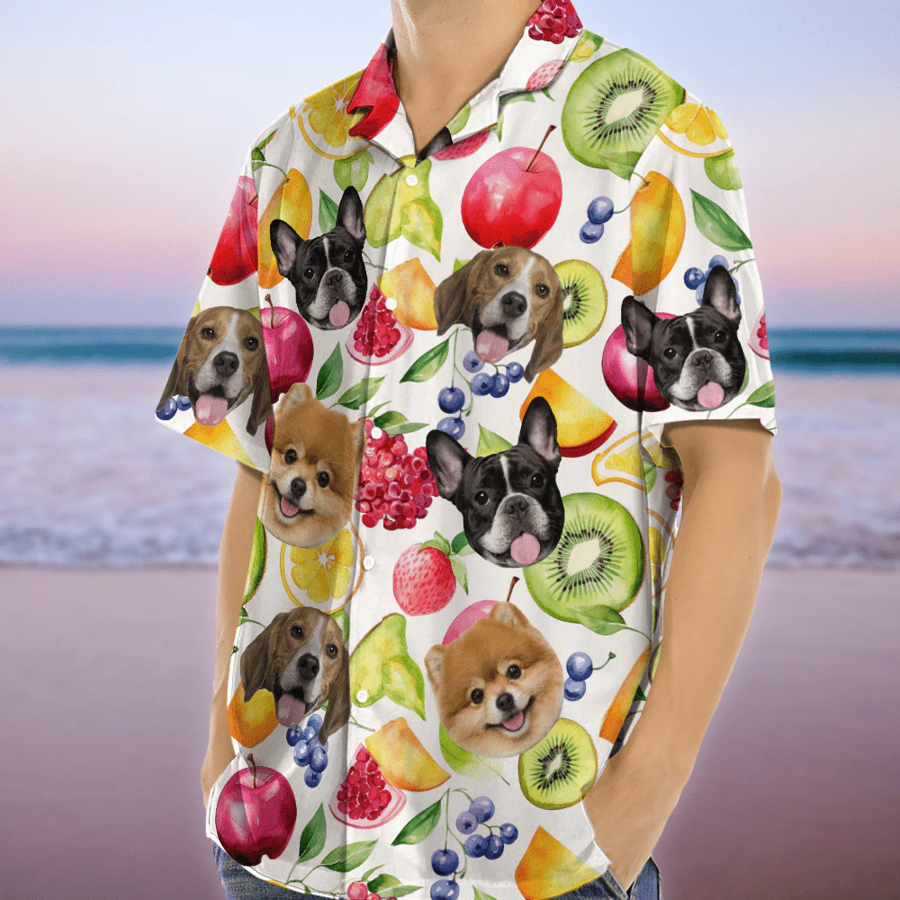 Upload Photo Summer Tropical Fruit Hawaiian Shirt DM01 891115 - Image 3
