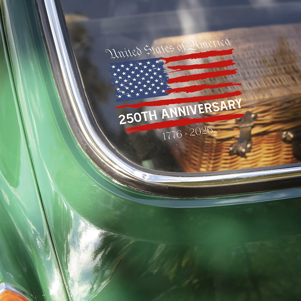 USA 250th Anniversary Car Window Decal Sticker TH10 898345 - Image 4