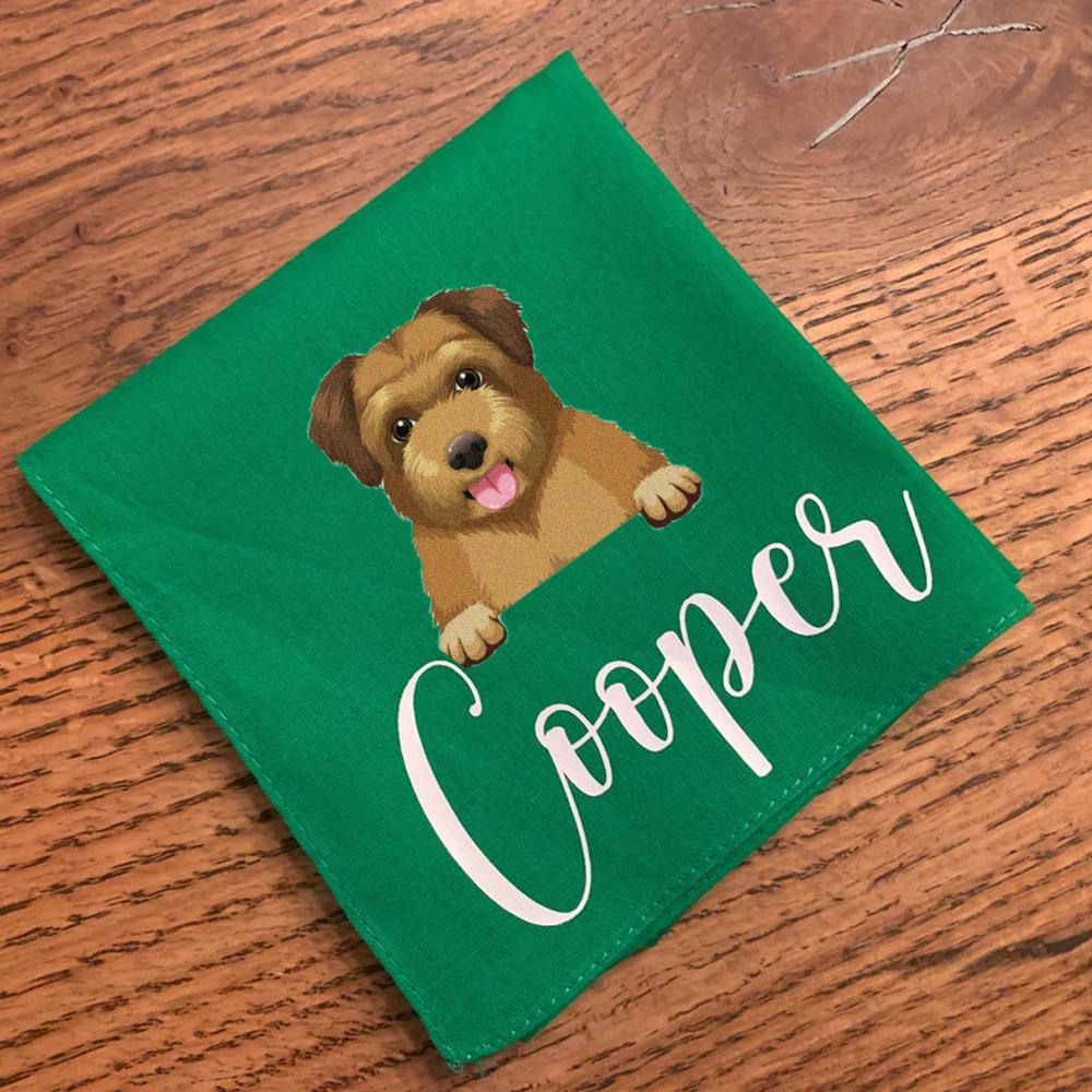 Custom Name Dog Bandana - Image 2
