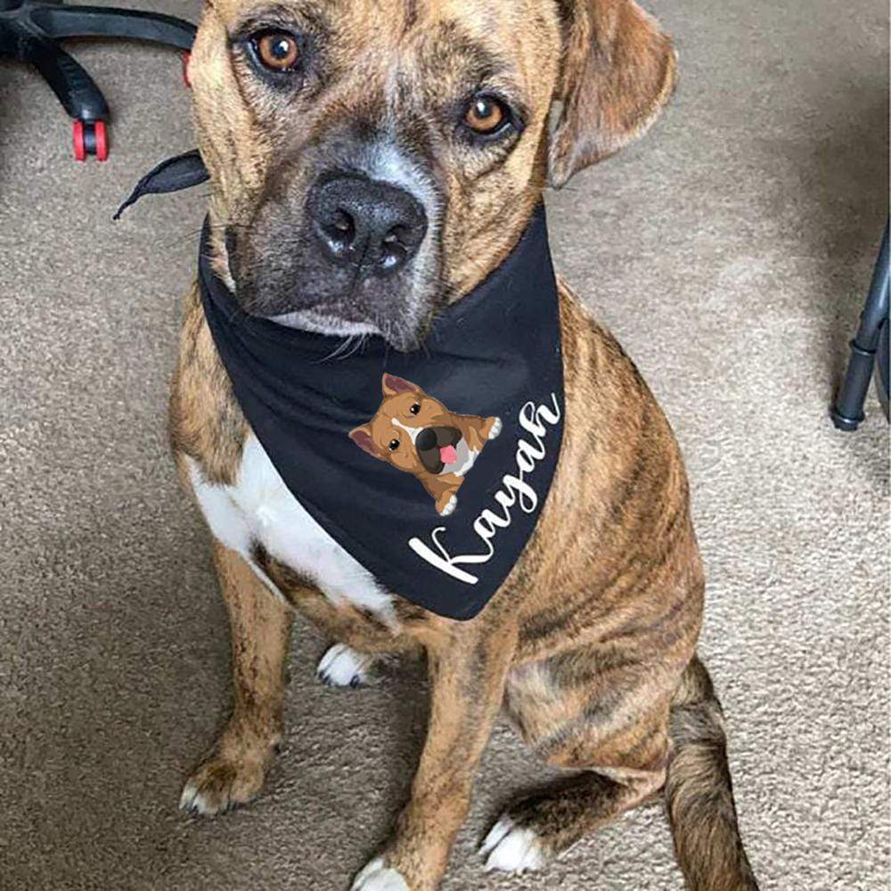 Custom Name Dog Bandana - Image 3