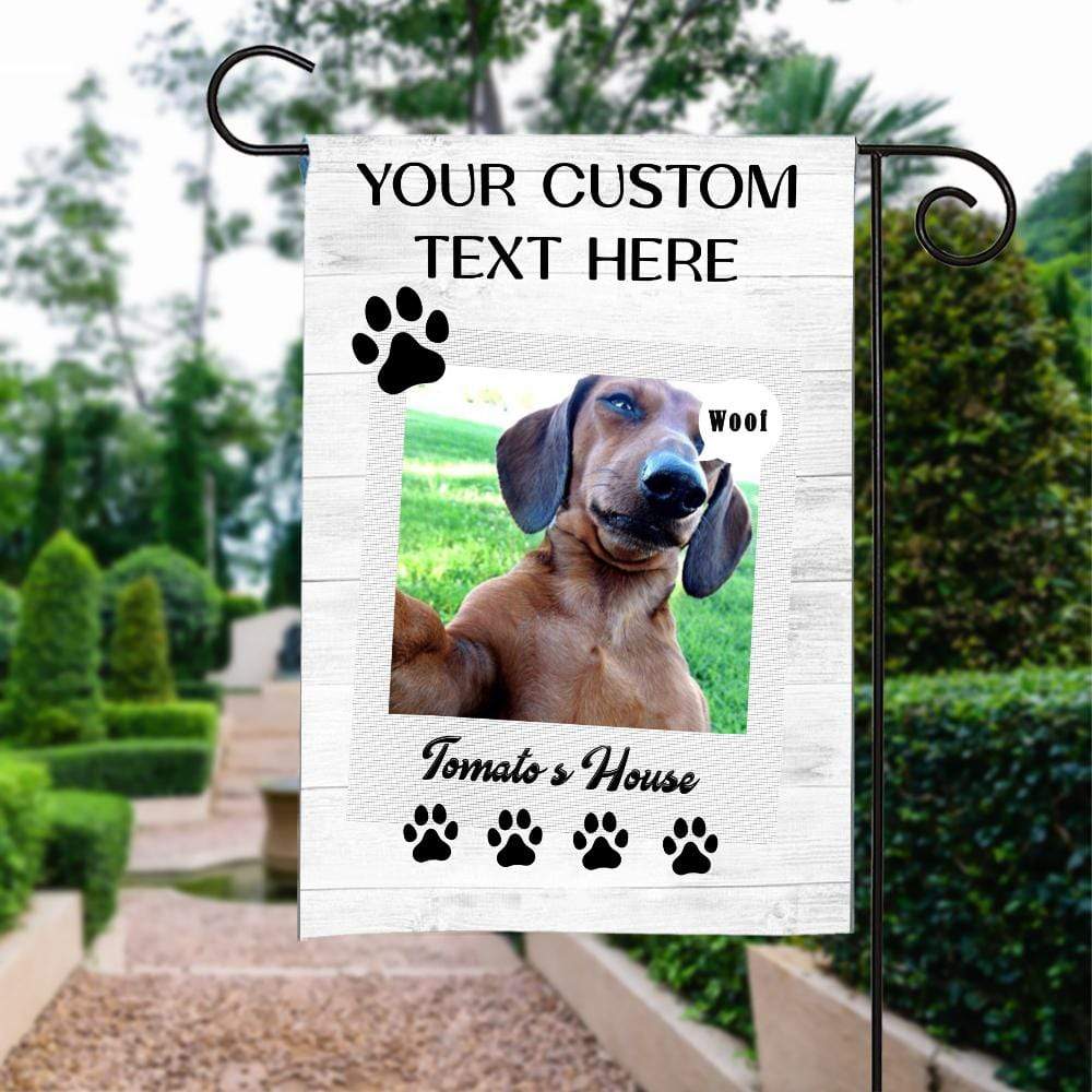 Photo Upload Dog Garden Flag - Image 3