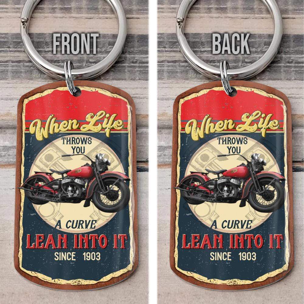 Vintage Keychain Biker HN590 - Image 3