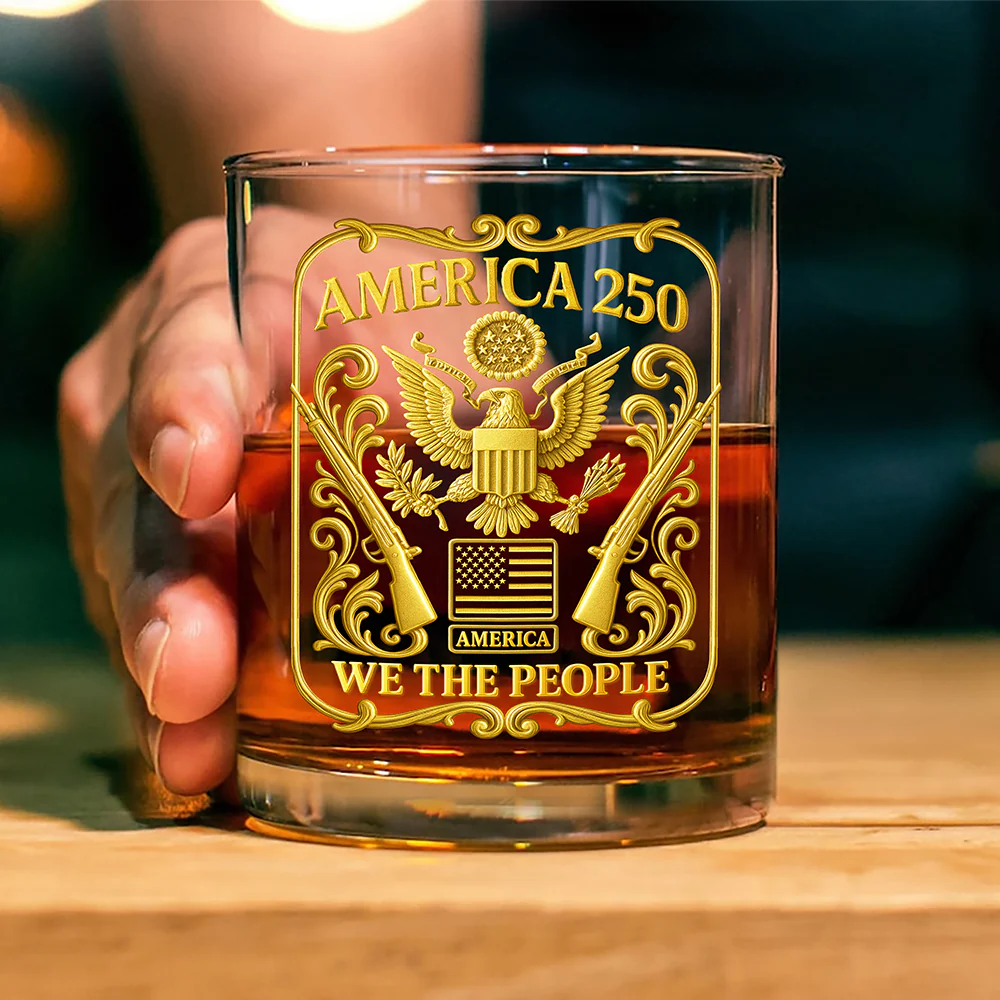 1776 - 2026 America 250th Anniversary Whisky Glass CH07 899084 - Image 2
