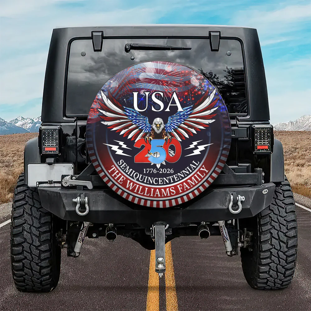 250 Years America Semiquincentennial Tire Cover CH07 910224 - Image 4