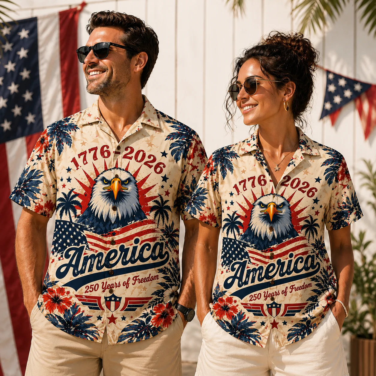 250 Years of Freedom America Celebration Hawaii Shirt 1776–2026 Patriotic Gift CH07 911770