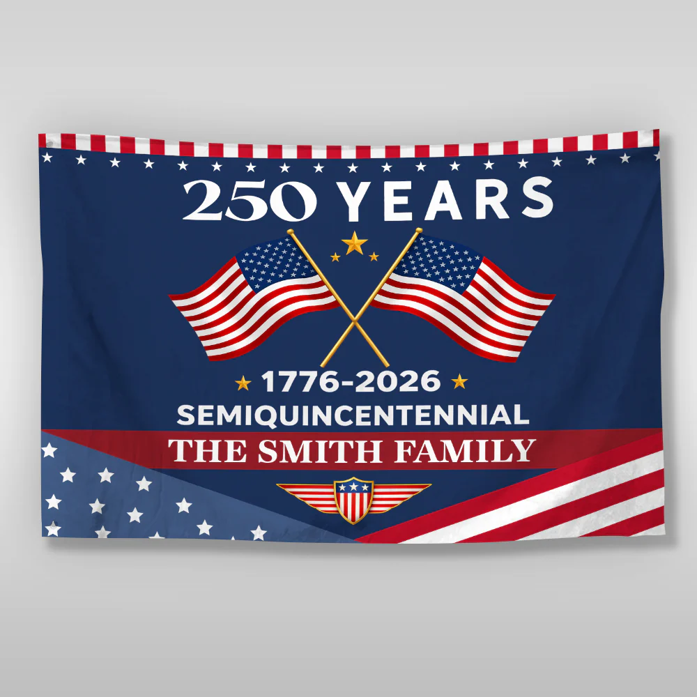 250 Years Semiquincentennial 1776-2026 America House Flag CH07 910184 - Image 2