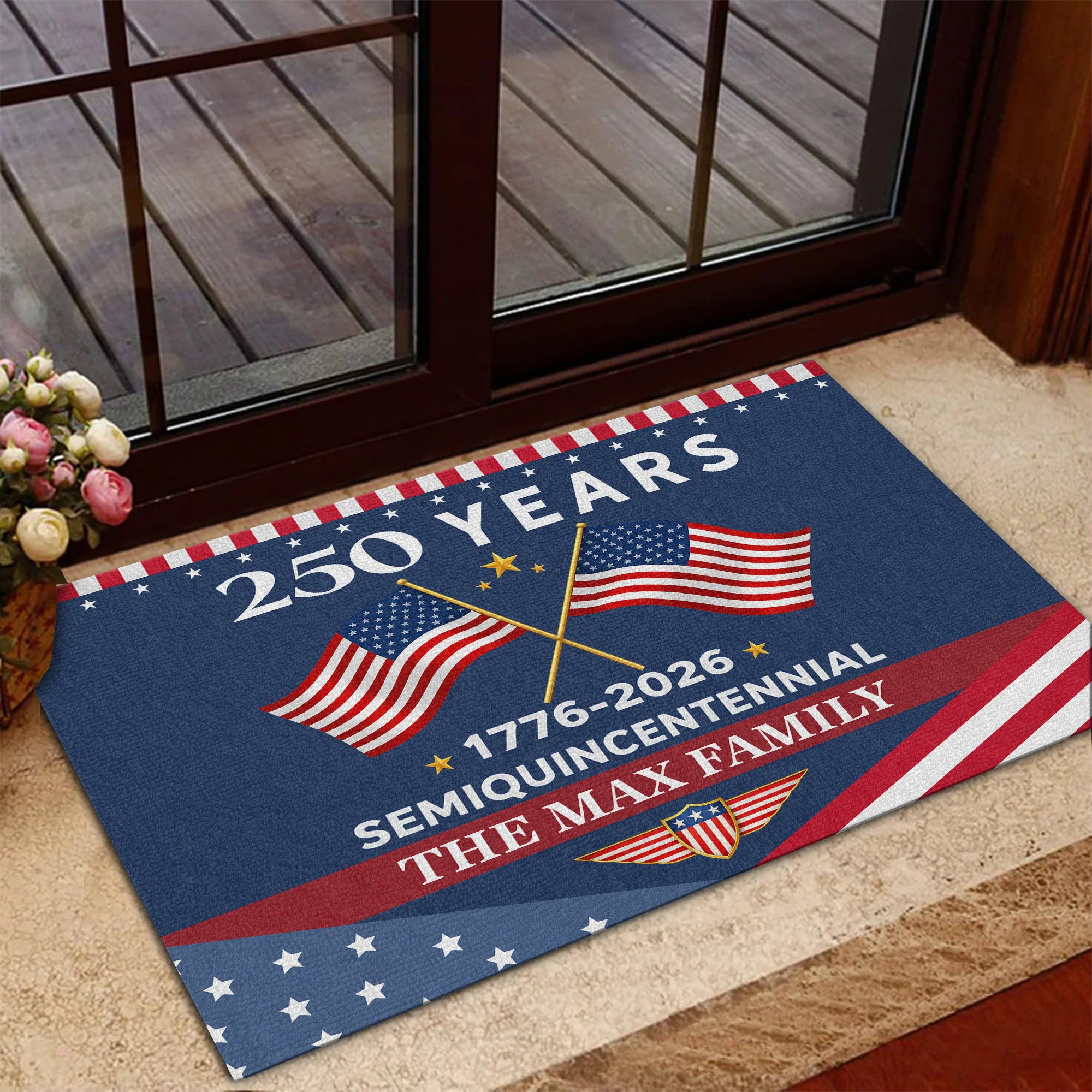 250 Years Semiquincentennial America 1776-2026 Personalized Patriotic Doormat CH07 910272 - Image 4