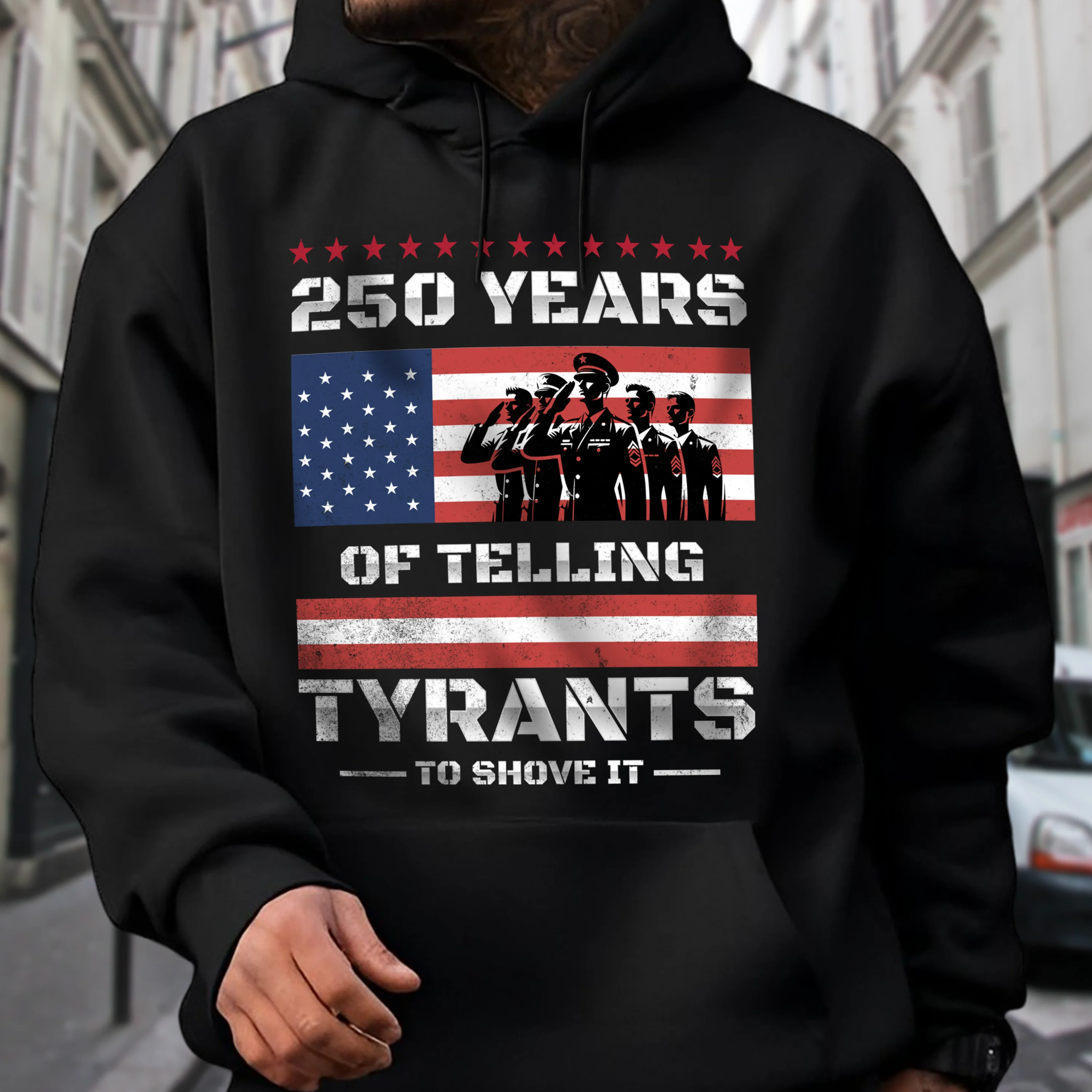 250 Years USA 250th Anniversary America Celebration Dark Shirt CH07 896696 - Image 4