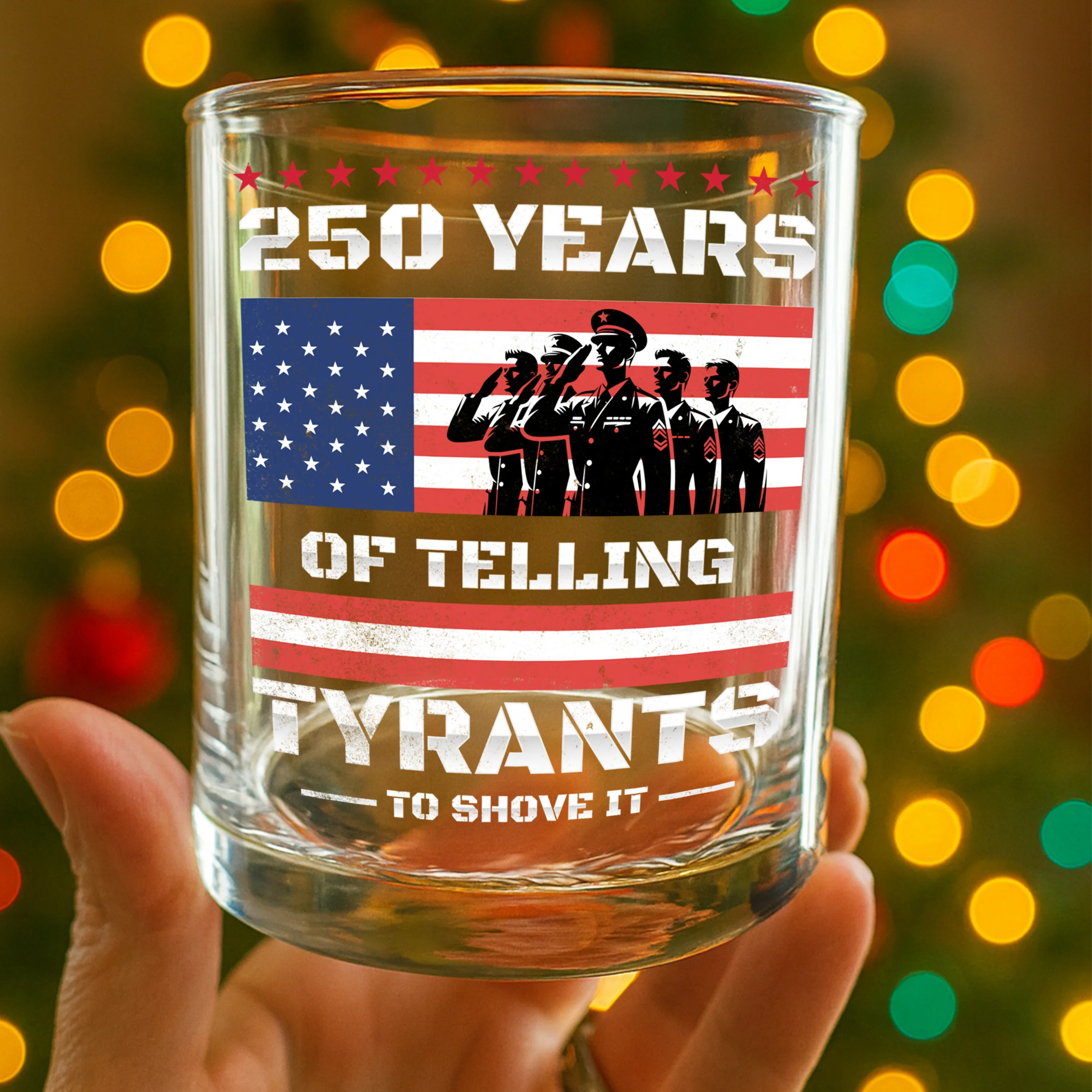 250 Years USA 250th Anniversary America Celebration Whiskey Glass CH07 896746 - Image 4