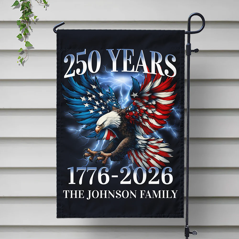 250th Anniversary Eagle Patriotic American Garden Flag CH07 899588 - Image 4