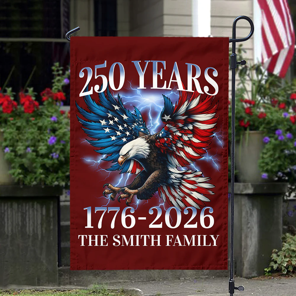 250th Anniversary Eagle Patriotic American Garden Flag CH07 899588 - Image 5