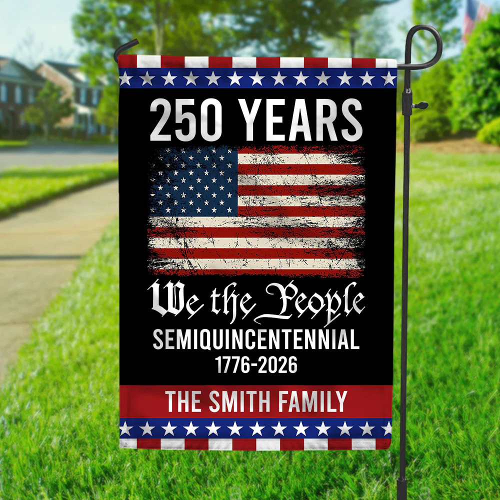 250th Anniversary USA Flag Patriotic 4th of July We The People 1776 Garden Flag CH07 910108 - Image 6