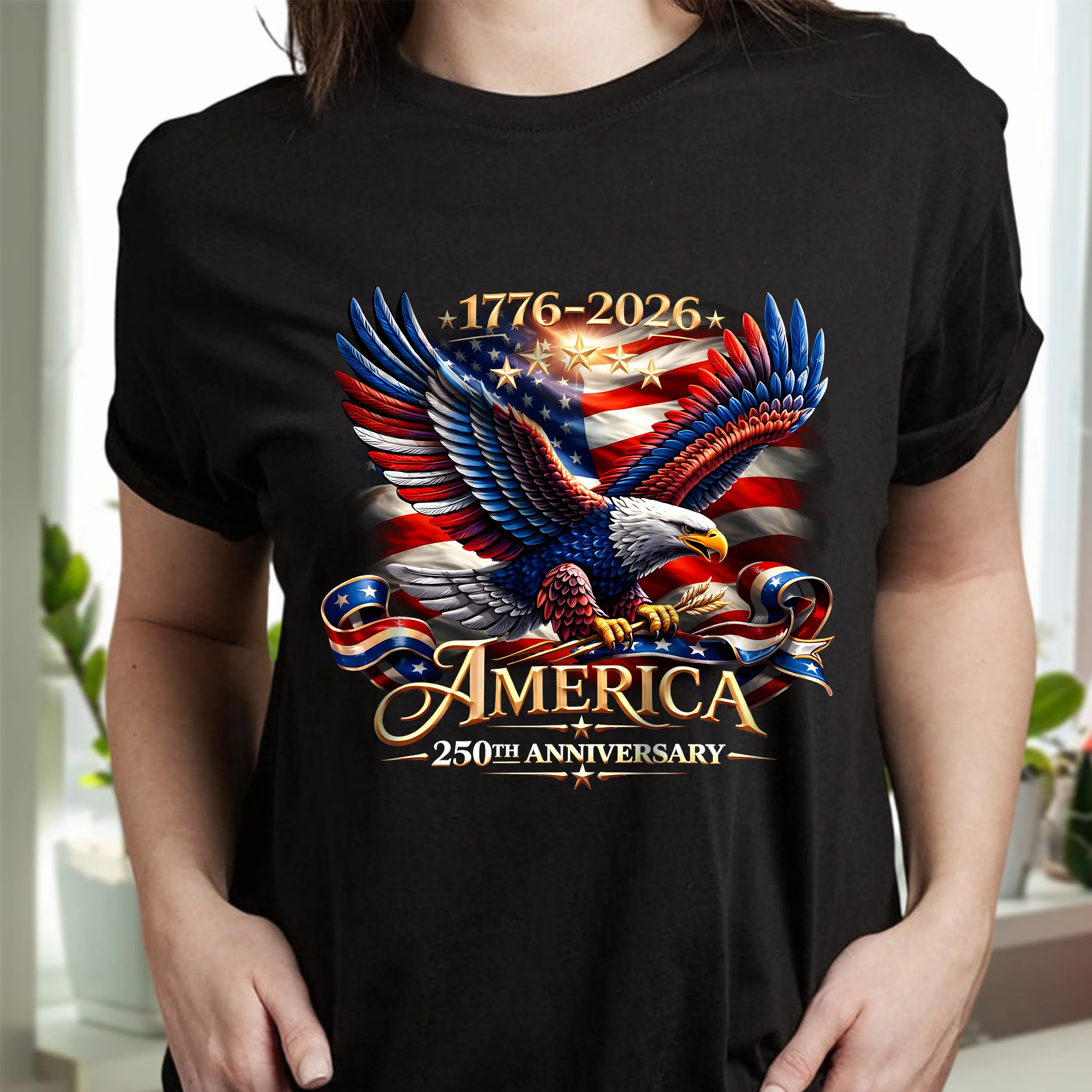 America 250th Anniversary America Patriotic Shirt, USA 250 Years Dark Shirt CH07 910960 - Image 6