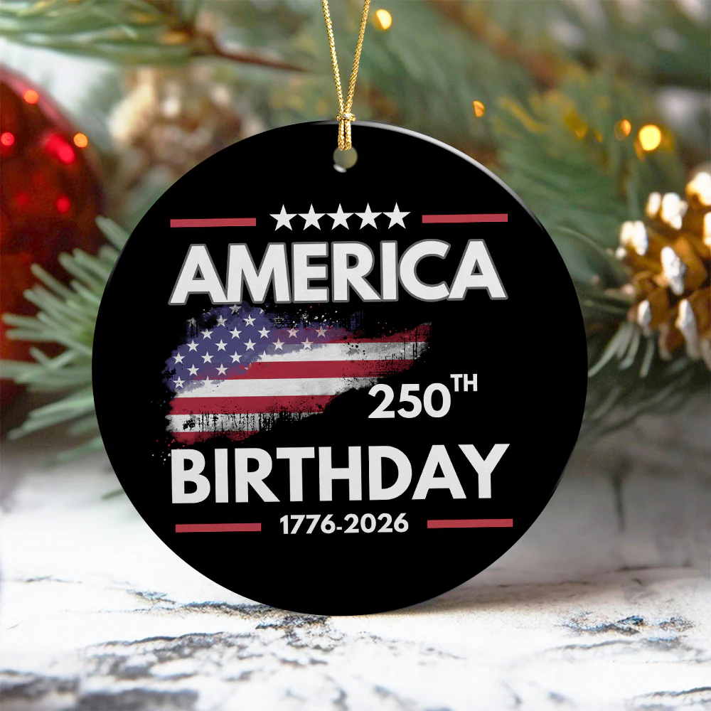 America 250th Birthday 250 Years of Freedom Ceramic Ornaments CH07 899230 - Image 4