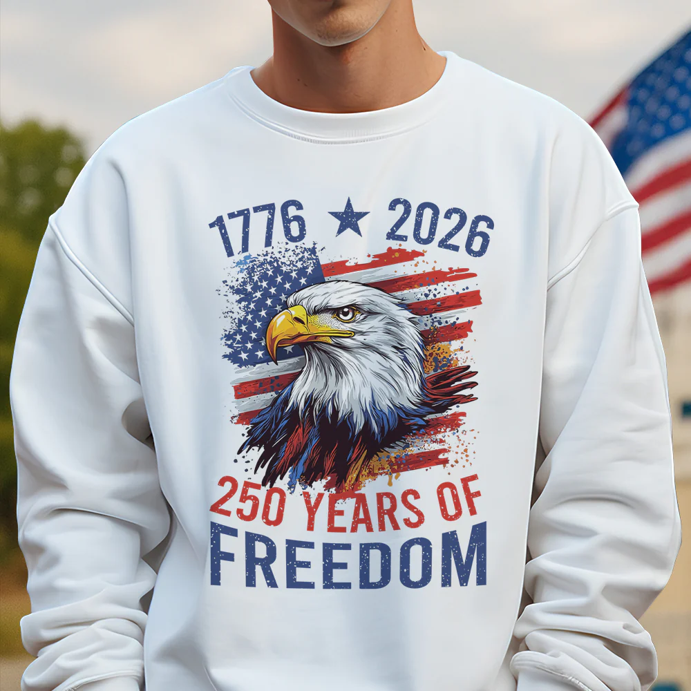 America Semiquincentennial 250 Years Of Freedom Bright Shirt CH07 896686 - Image 5