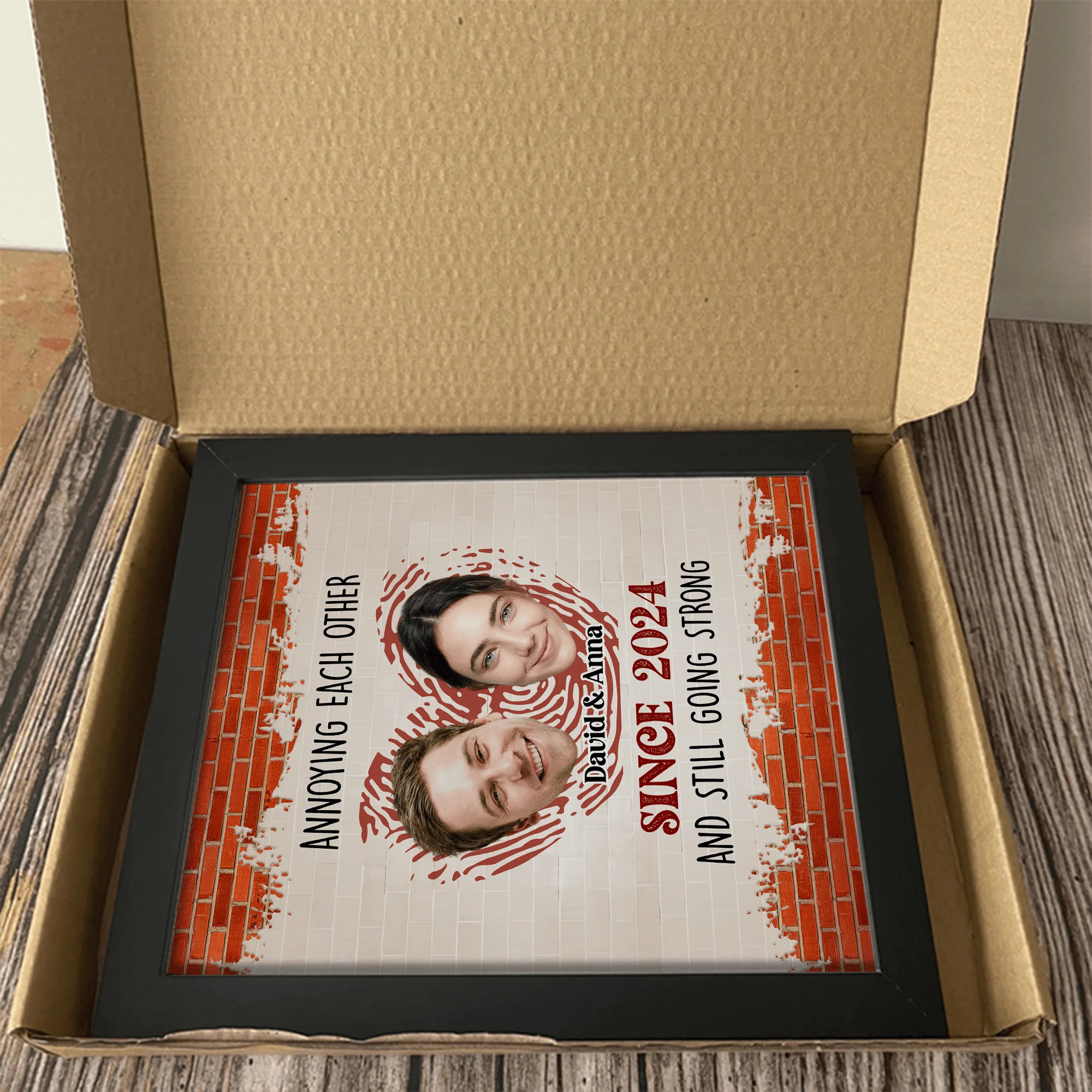 Annoying Each Other And Still Going Strong Custom Couple Photo Picture Frame HO82 895022 - Image 3