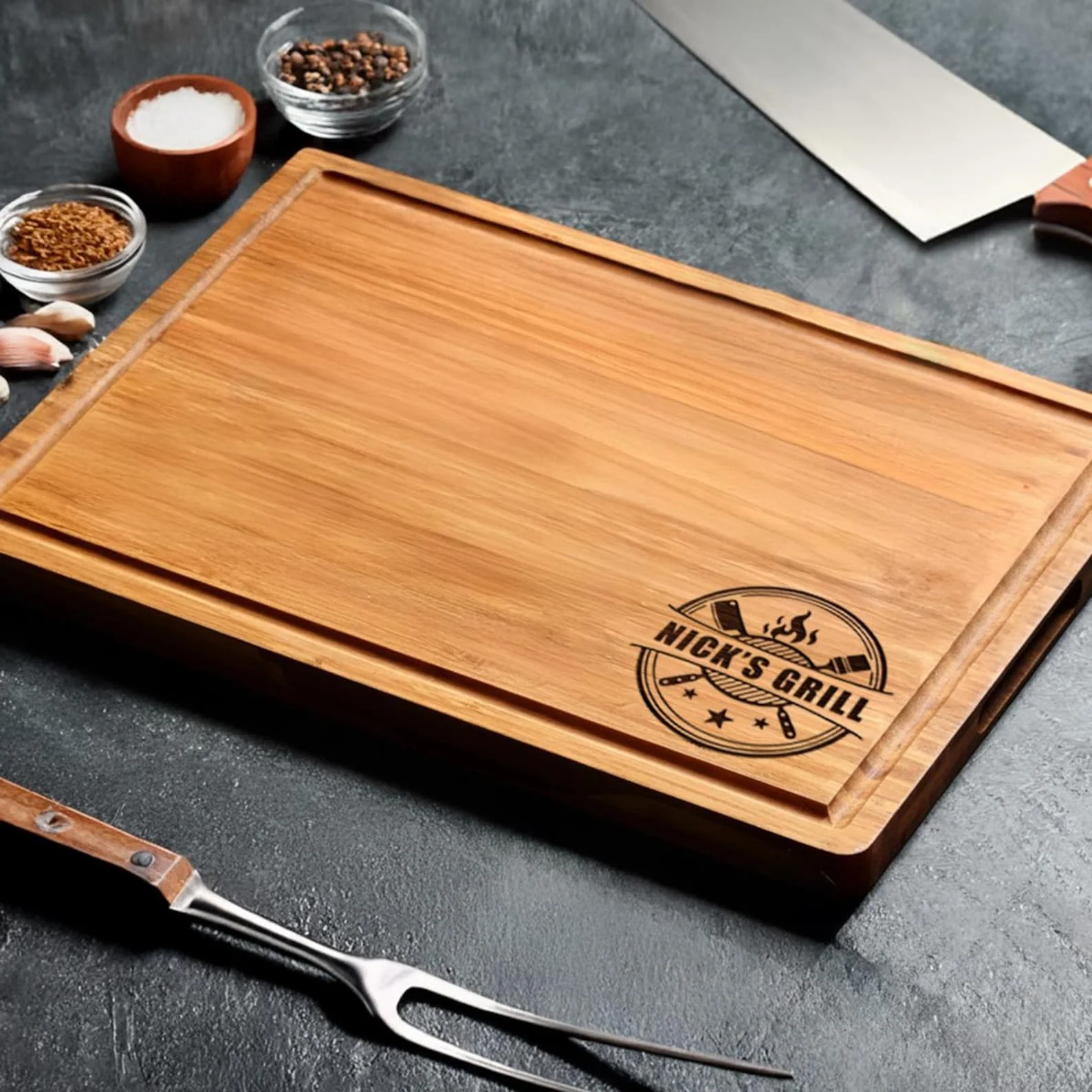 BBQ Cutting Board Custom Grilling Gifts, Fathers Day Gift CH07 911638 - Image 3