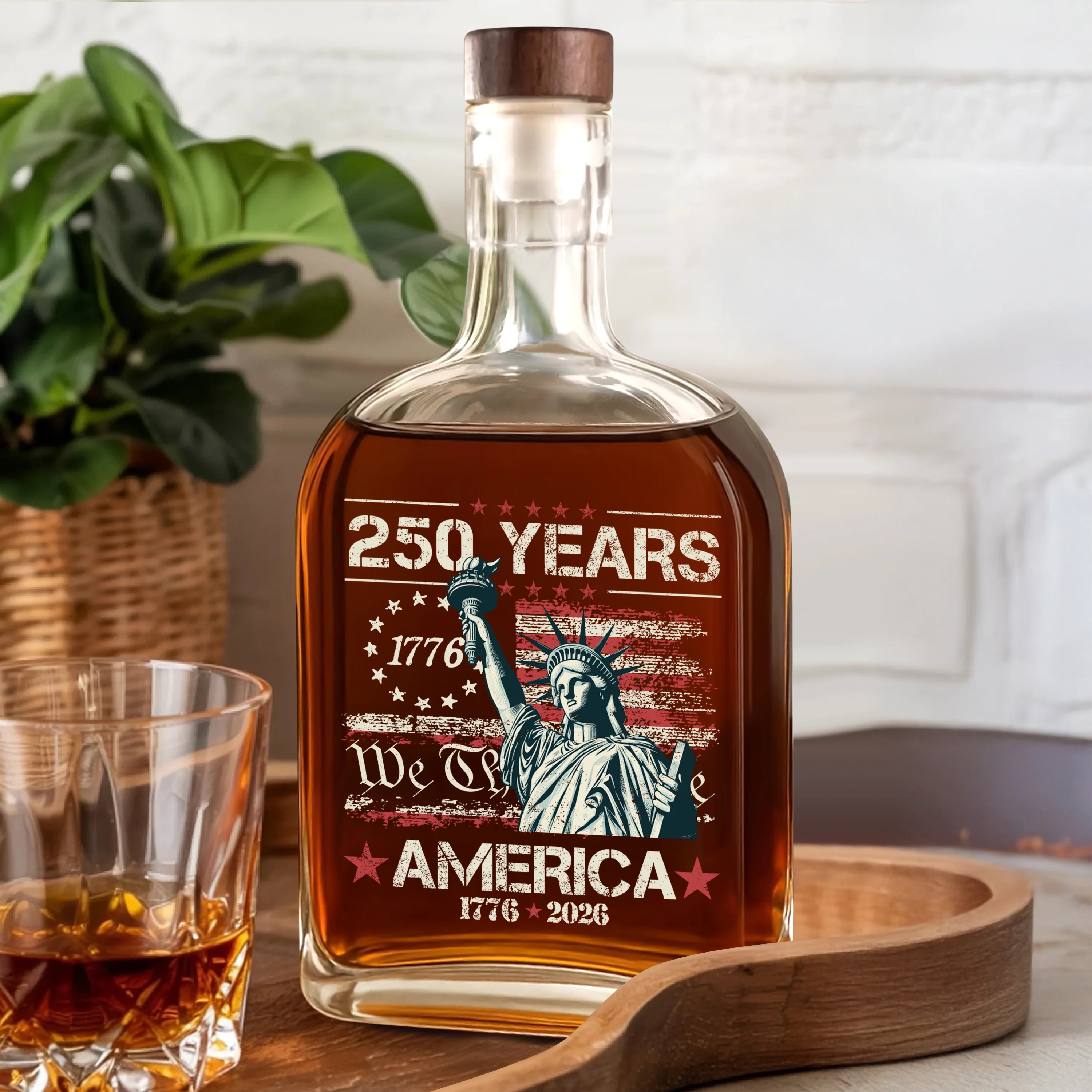 Celebrate Our America 250th Anniversary We The People Whiskey Bottle CH07 896716 - Image 5