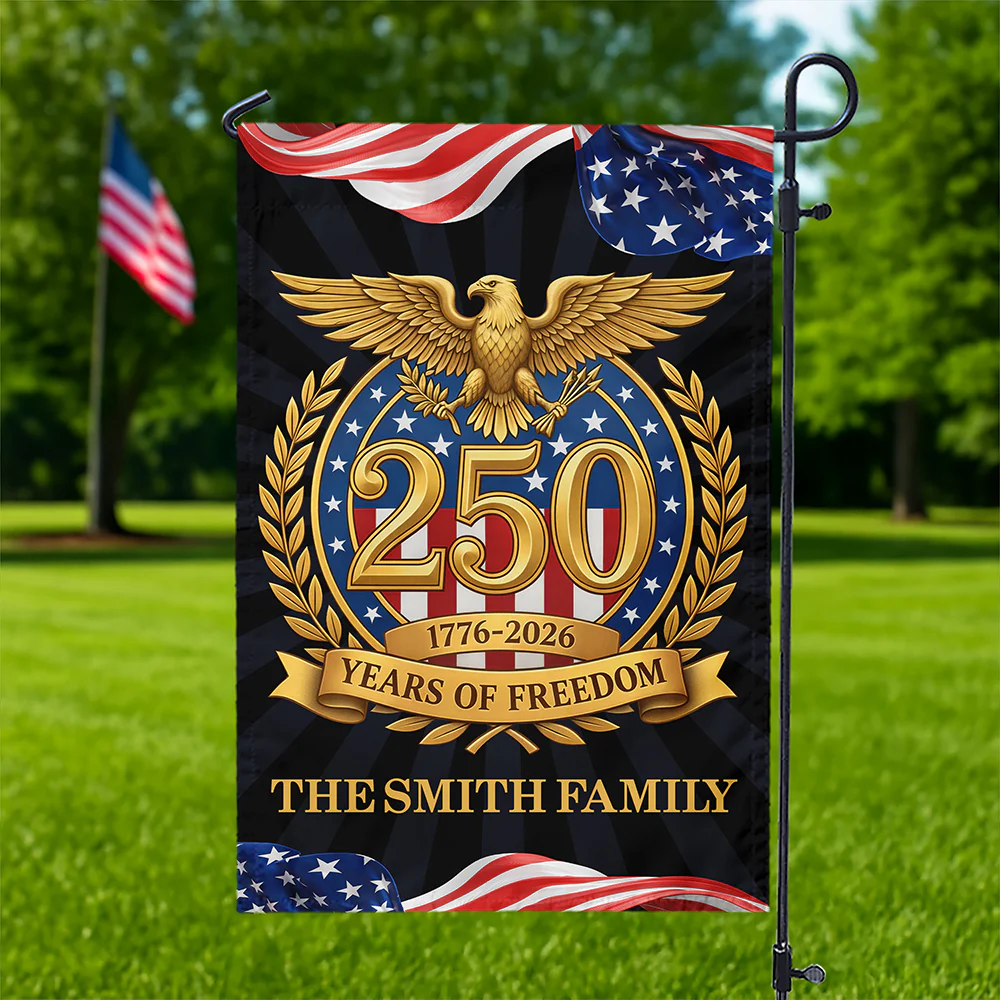 Celebrating 250 Years of Freedom Garden Flag USA 250th Anniversary Decor CH07 910718 - Image 4