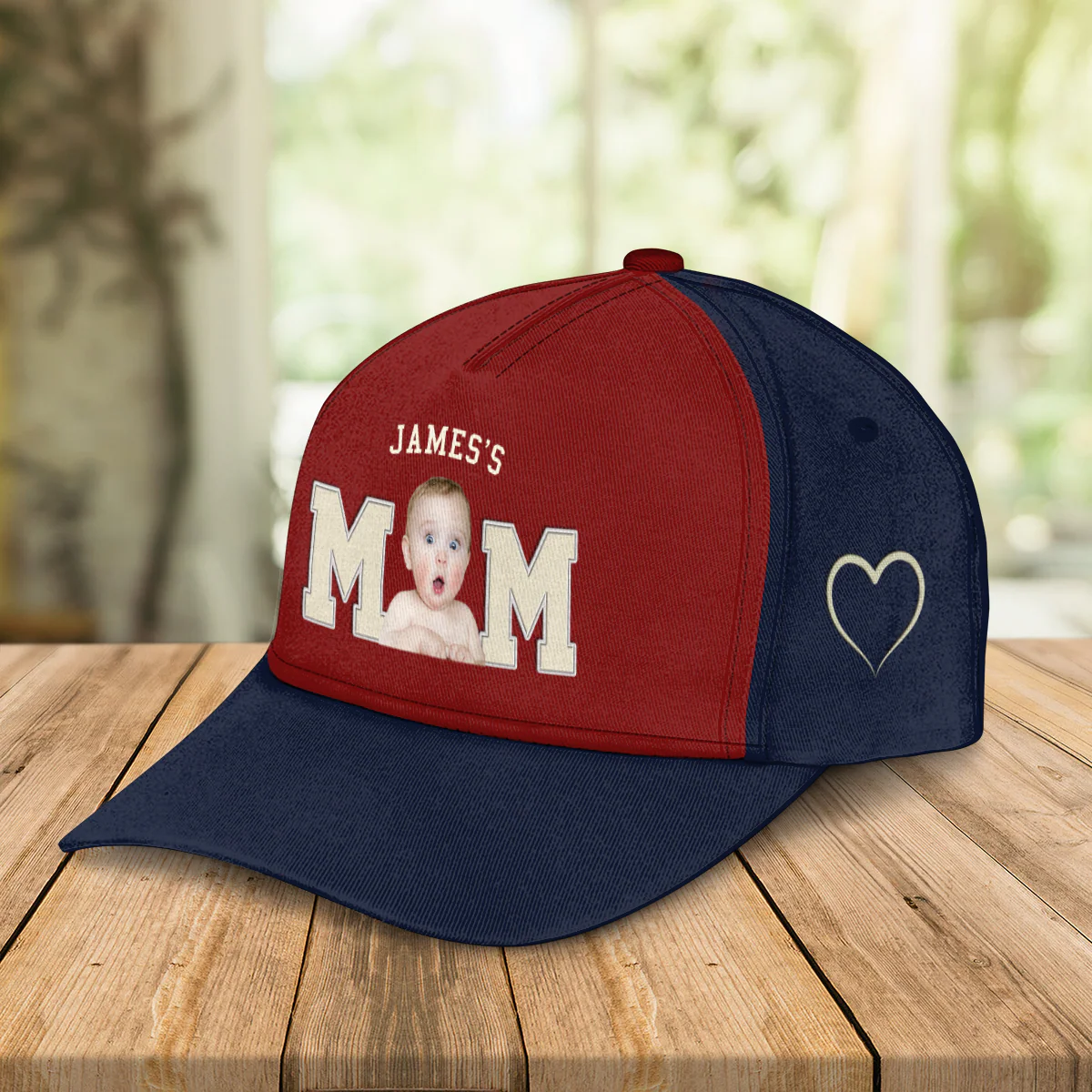 Custom Cute Kid Photo Embroidered Effect Classic Cap CH07 899324 - Image 4