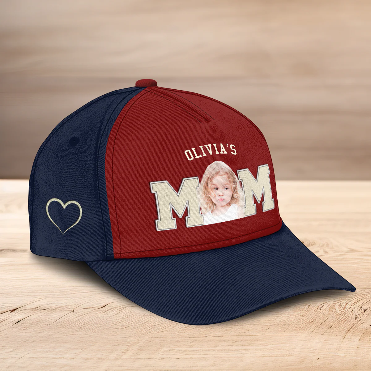 Custom Cute Kid Photo Embroidered Effect Classic Cap CH07 899324 - Image 7