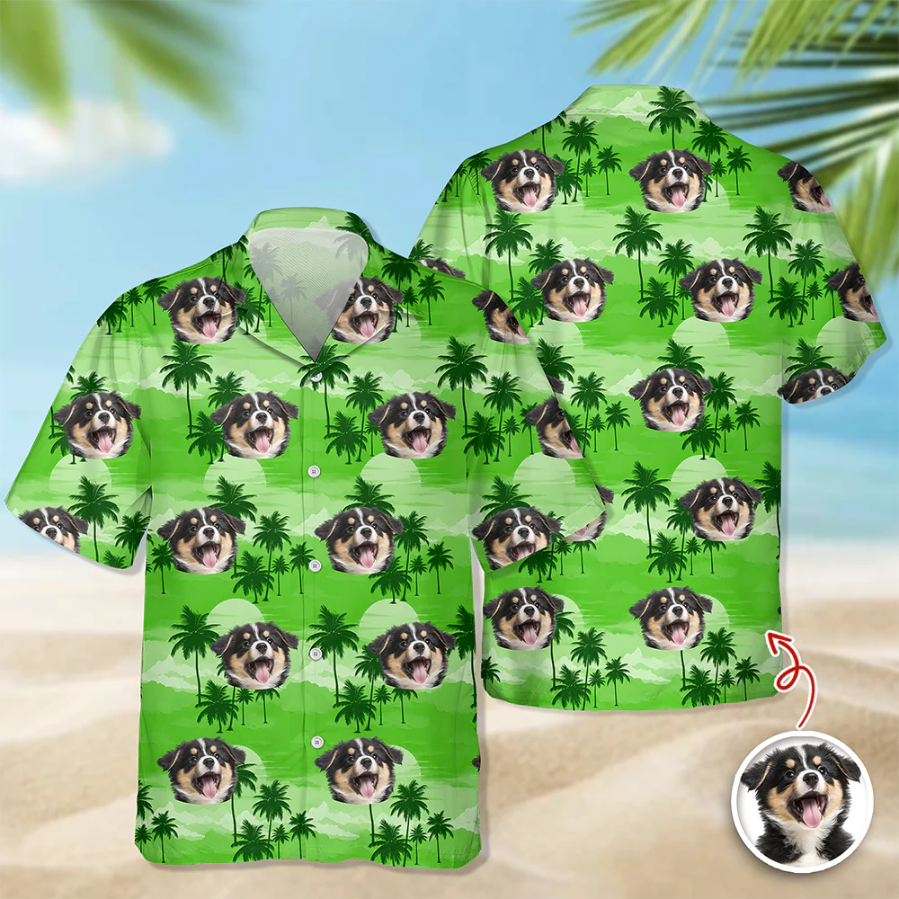 Custom Dog Face Hawaiian Shirt For Summer Holiday Dog Dad Gift CH07 911378 - Image 5
