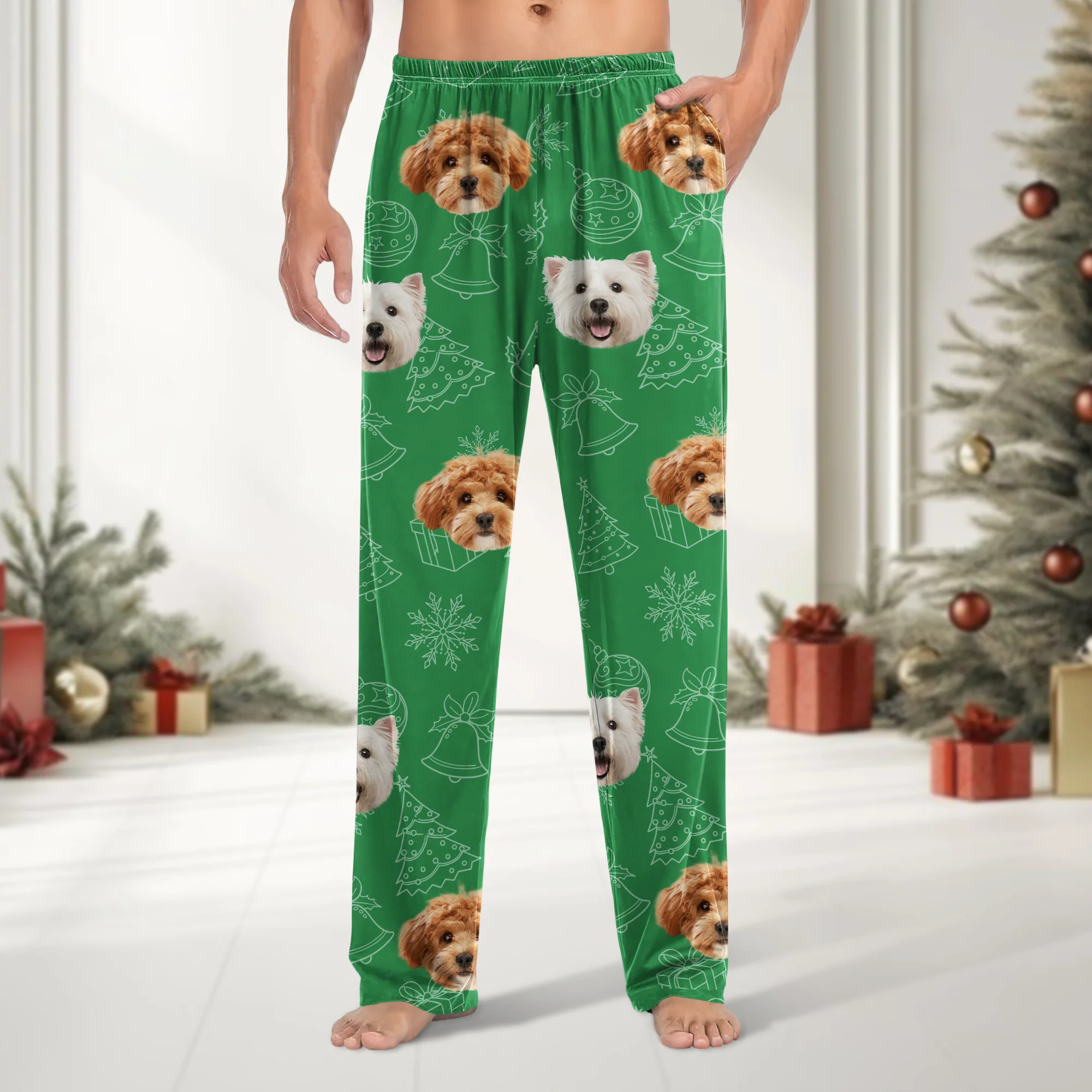 Custom Dog Photo Christmas Pajamas Christmas Gift For Pet Lovers CH07 896130 - Image 11