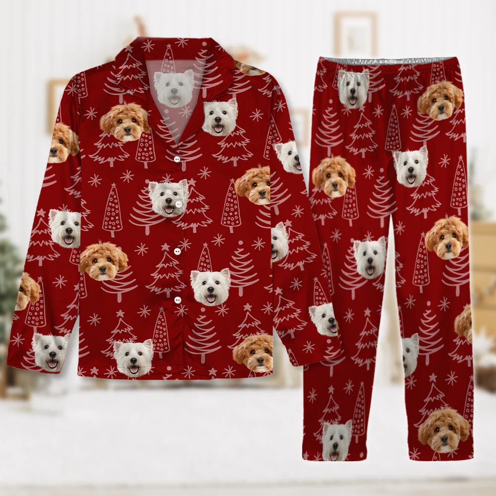 Custom Dog Photo Christmas Pajamas Christmas Gift For Pet Lovers CH07 896130 - Image 12