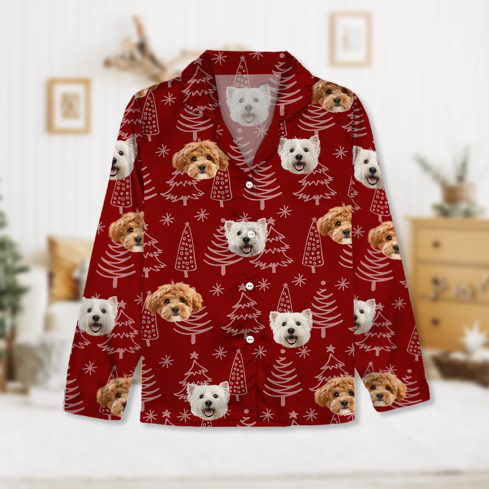 Custom Dog Photo Christmas Pajamas Christmas Gift For Pet Lovers CH07 896130 - Image 8