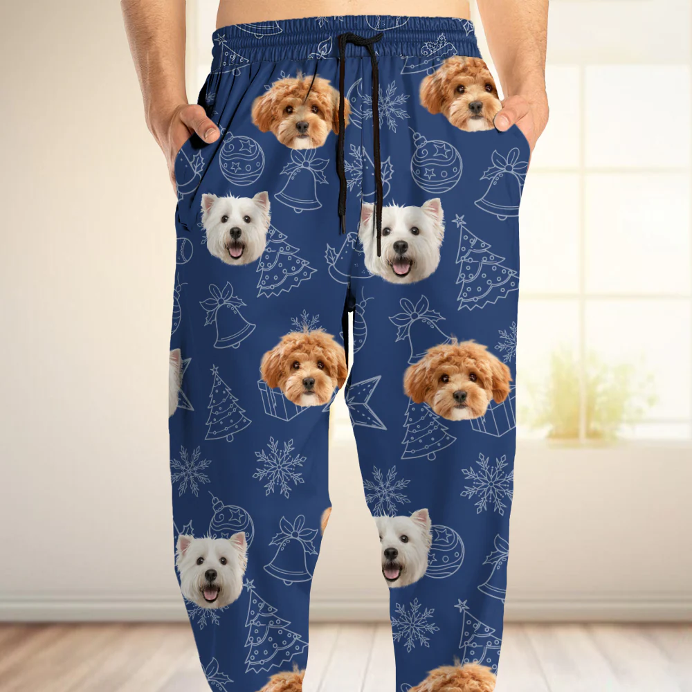 Custom Dog Photo Christmas Sweatpants Christmas Gift For Pet Lovers CH07 896450 - Image 15
