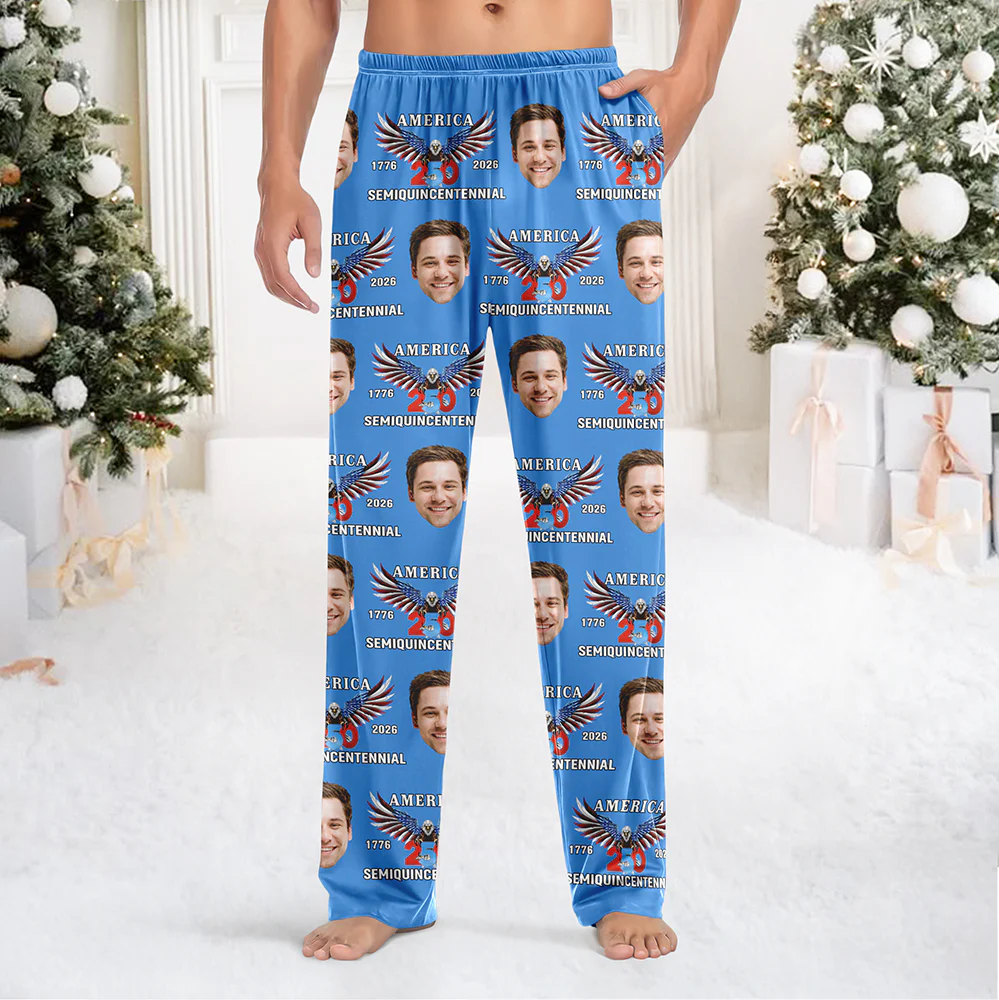 Custom Face America 250th Anniversary Eagle USA Flag Sweatpant CH07 899754 - Image 3