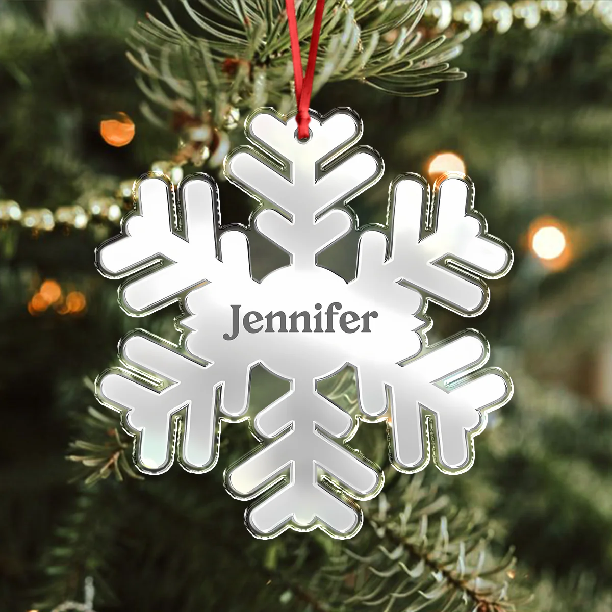 Custom Name Acrylic Ornament - Personalized Christmas Birthday Gifts For Mom, Dad, Kids CH07 899278 - Image 4