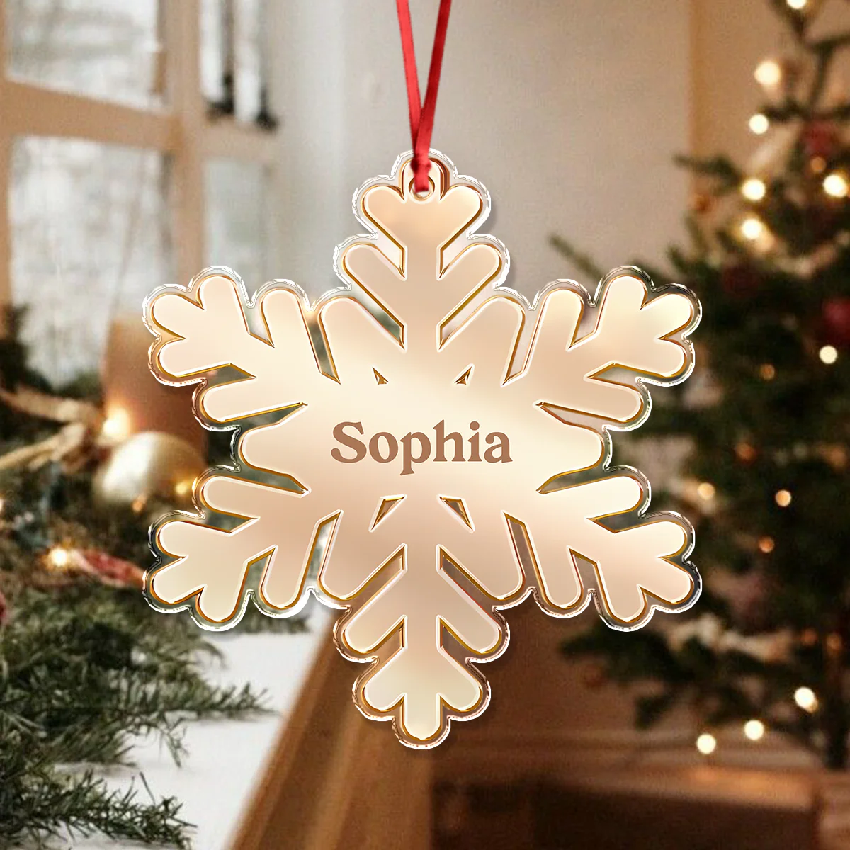 Custom Name Acrylic Ornament - Personalized Christmas Birthday Gifts For Mom, Dad, Kids CH07 899278 - Image 5
