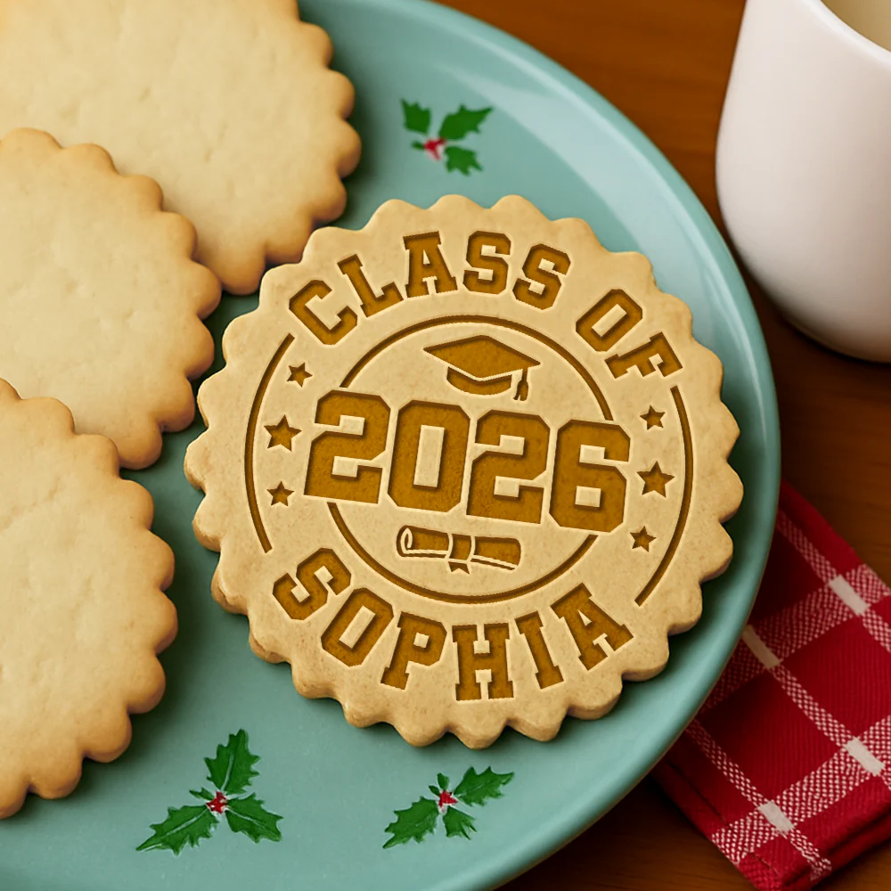 Custom Name Class of 2026 Cookie Stamp Personalized Graduation Party Gift Decor CH07 910834 - Image 7
