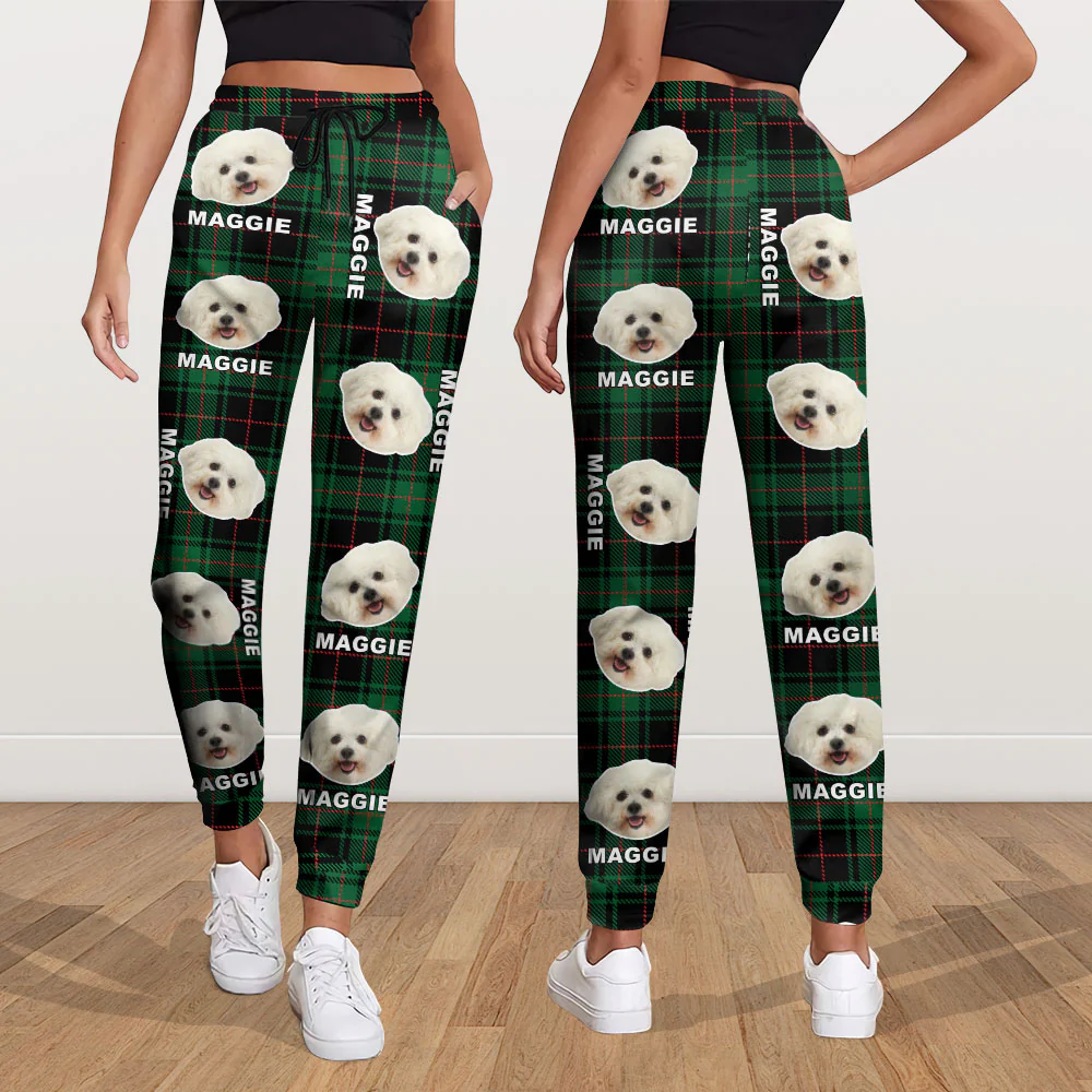 Custom Pet Photo Flannel Style Personalized Sweatpant For Dog Lovers Cat Lovers CH07 896104 - Image 10