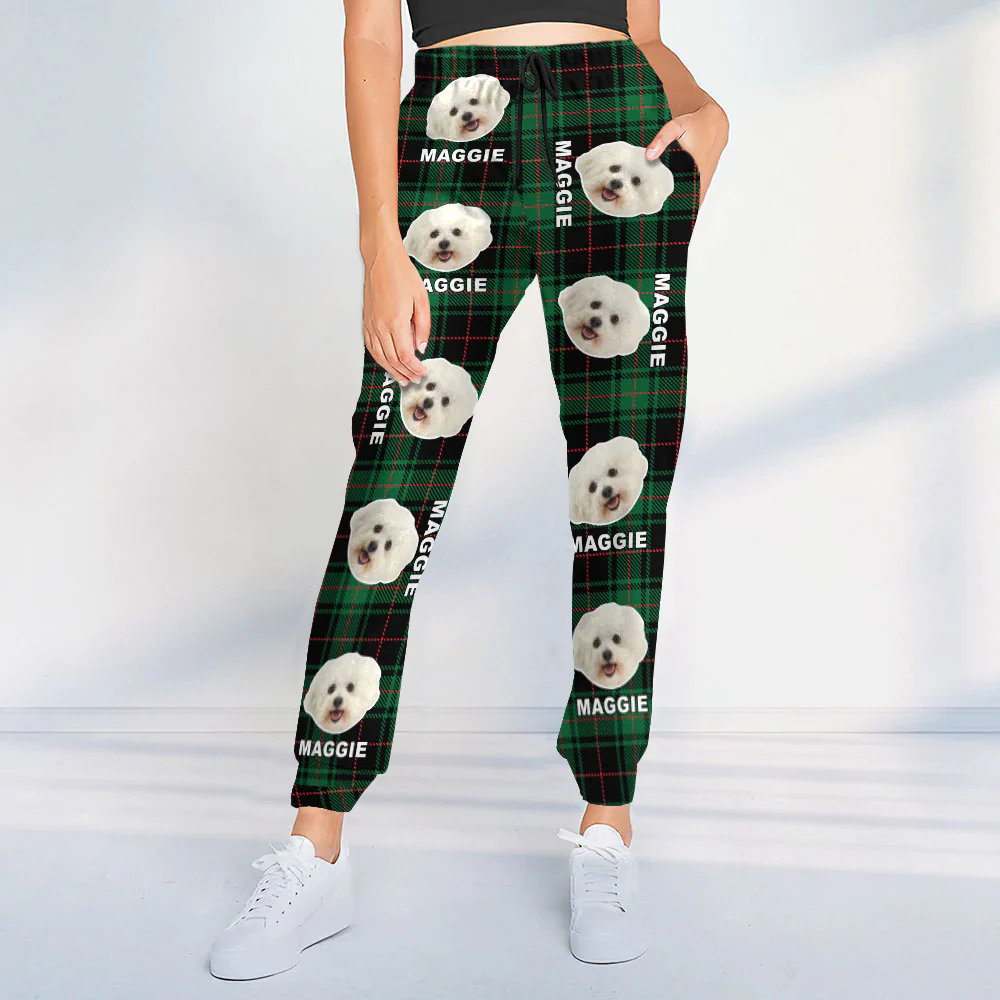 Custom Pet Photo Flannel Style Personalized Sweatpant For Dog Lovers Cat Lovers CH07 896104 - Image 9