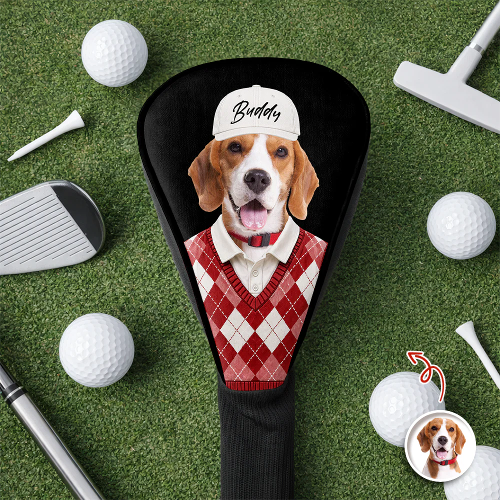 Custom Pet Photo Funny Golf Head Cover Gift For Dog Dad CH07 911432 - Image 3