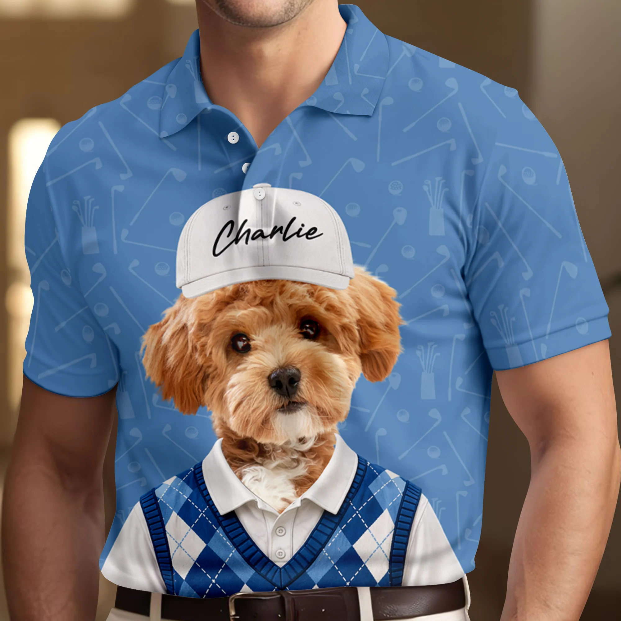 Custom Pet Photo Polo Shirt For Dog Lovers CH07 911420 - Image 5