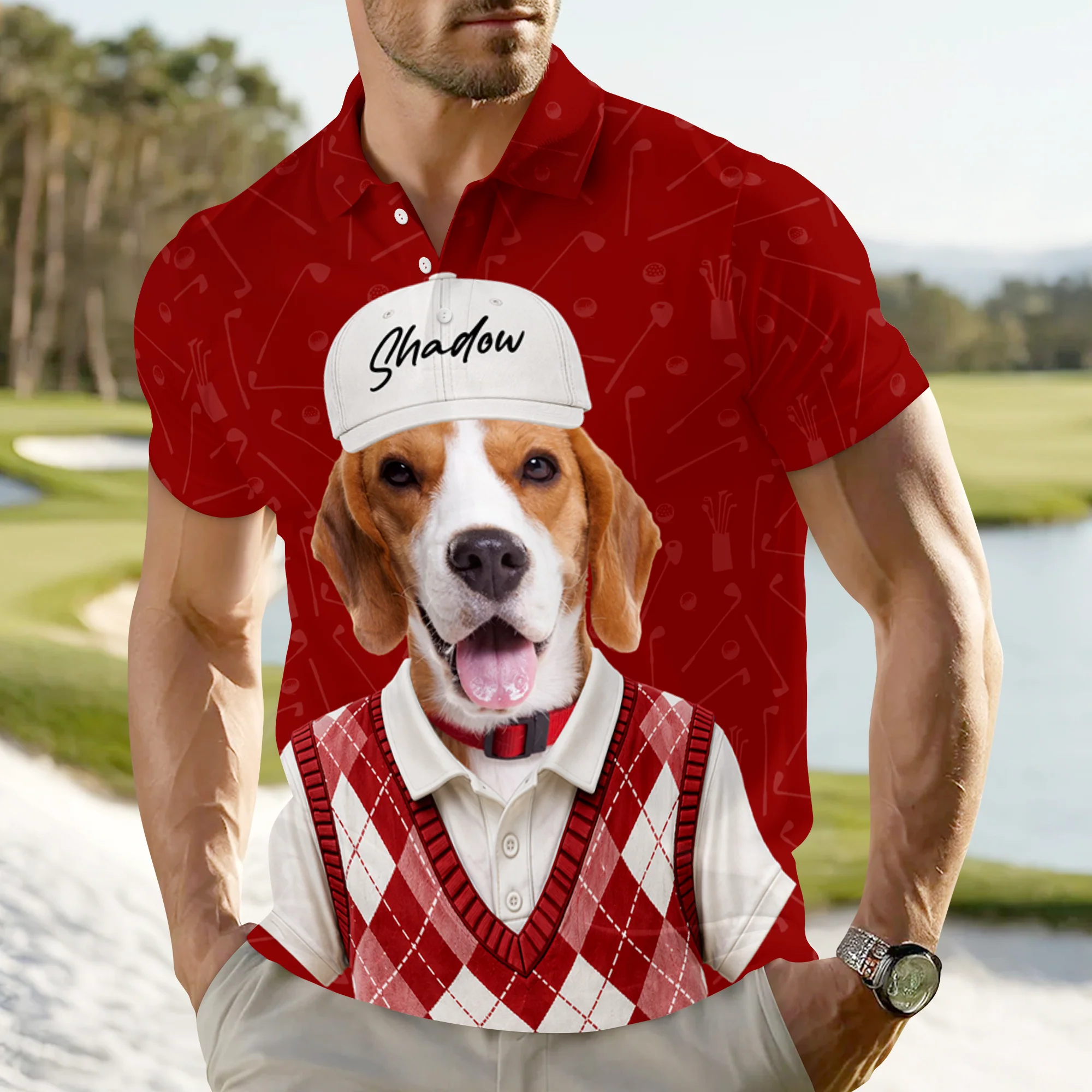 Custom Pet Photo Polo Shirt For Dog Lovers CH07 911420 - Image 6