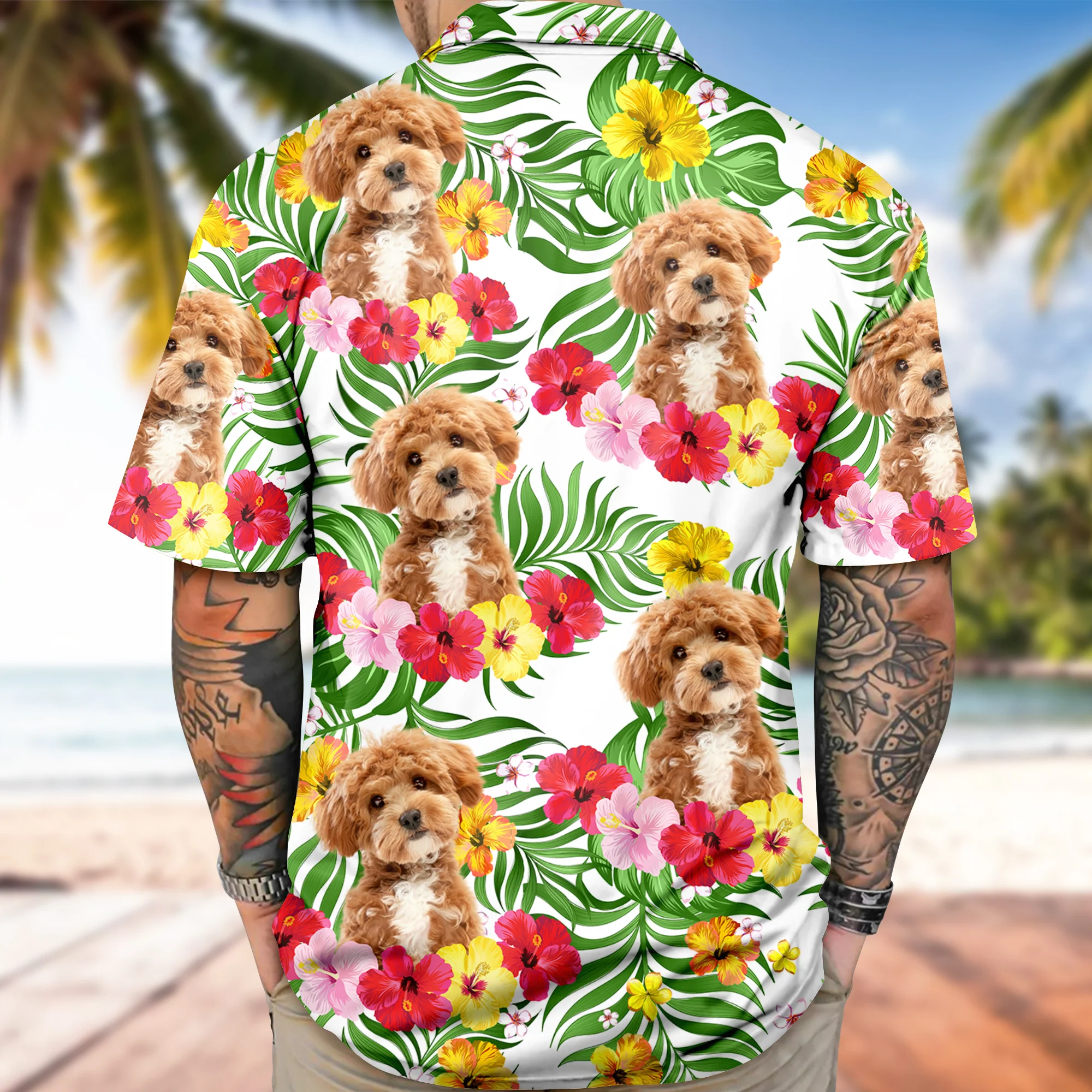 Custom Photo Aloha Dog Cat - Personalized Hawaiian Shirt Summer Gift CH07 896122 - Image 5