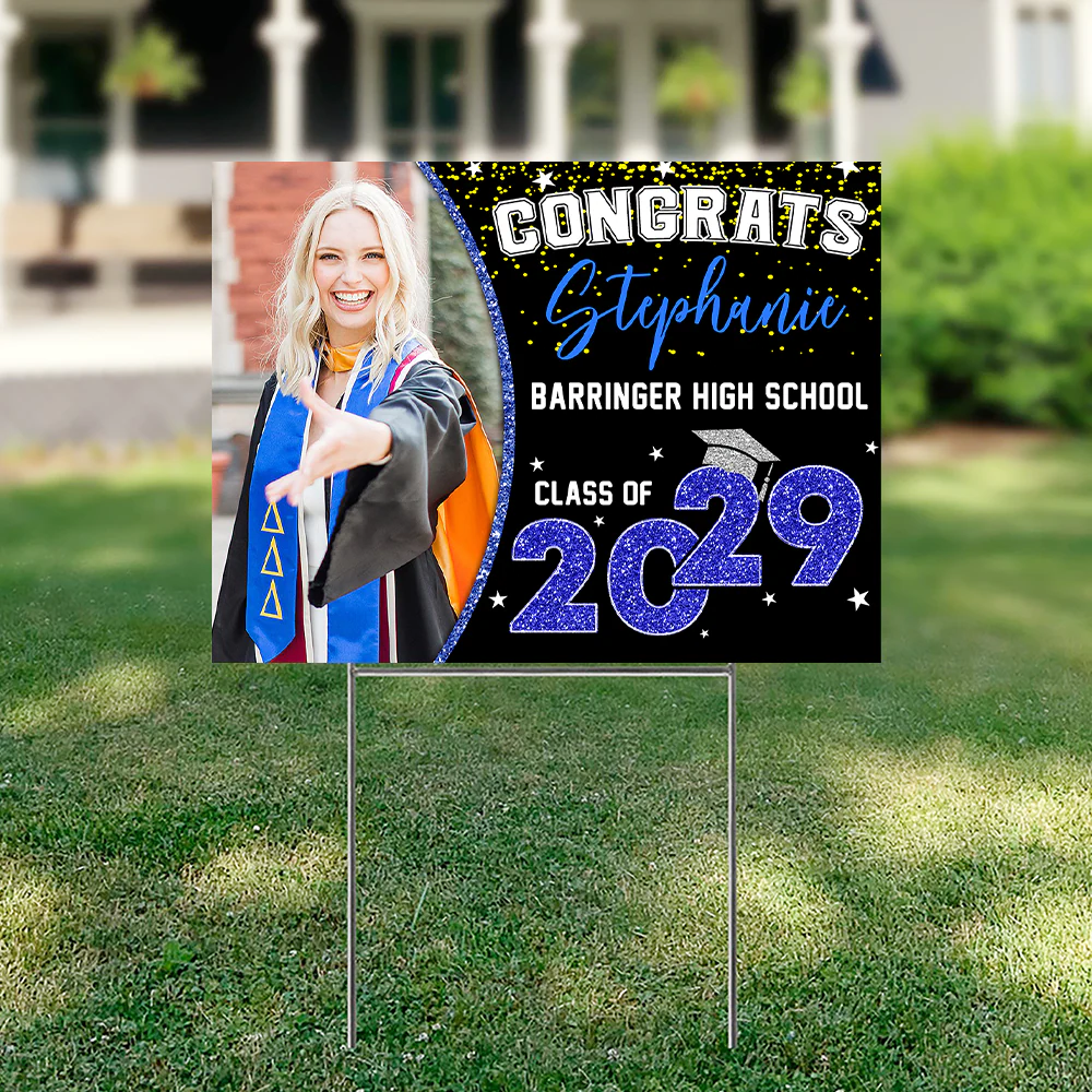 Custom Photo Class of 2026 Personalized Yard Sign Graduation Day Gift CH07 895442 - Image 10