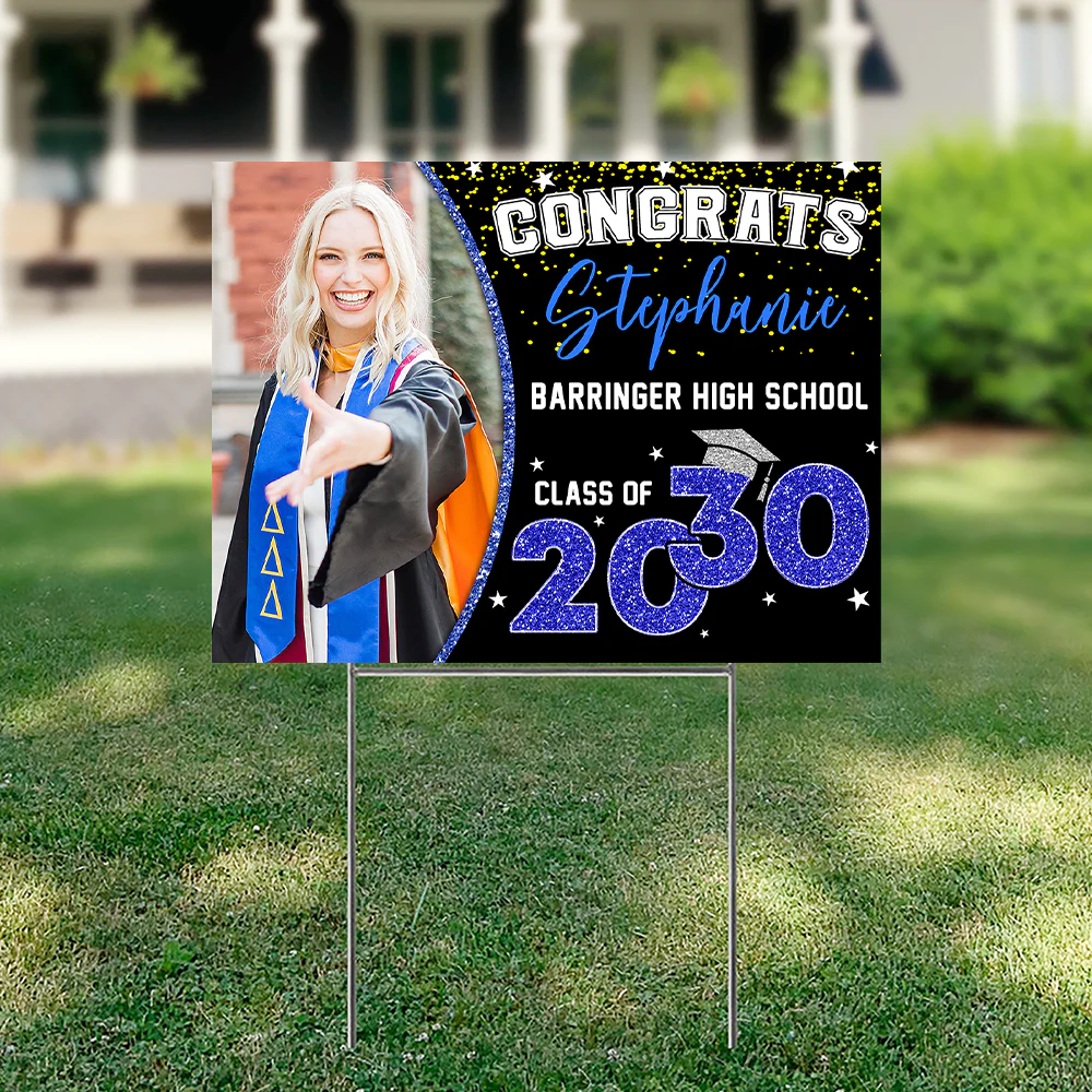 Custom Photo Class of 2026 Personalized Yard Sign Graduation Day Gift CH07 895442 - Image 11