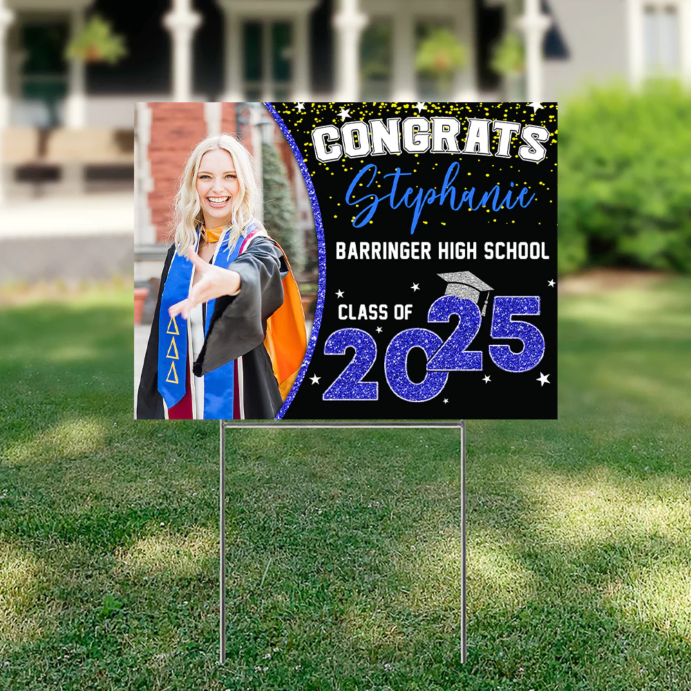 Custom Photo Class of 2026 Personalized Yard Sign Graduation Day Gift CH07 895442 - Image 12