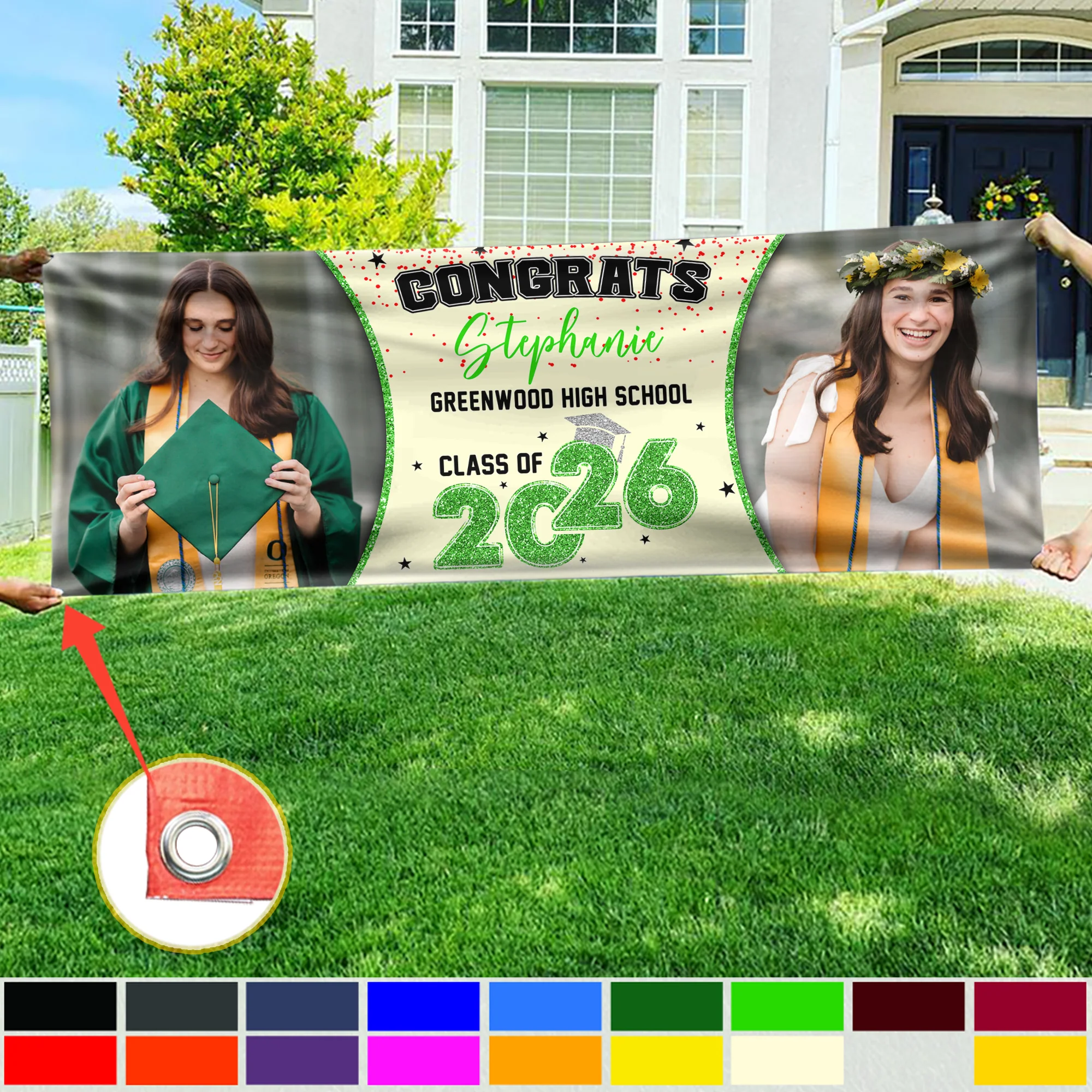Custom Photo Class of 2026 Personalized Banner Graduation Day Gift CH07 895316 - Image 3