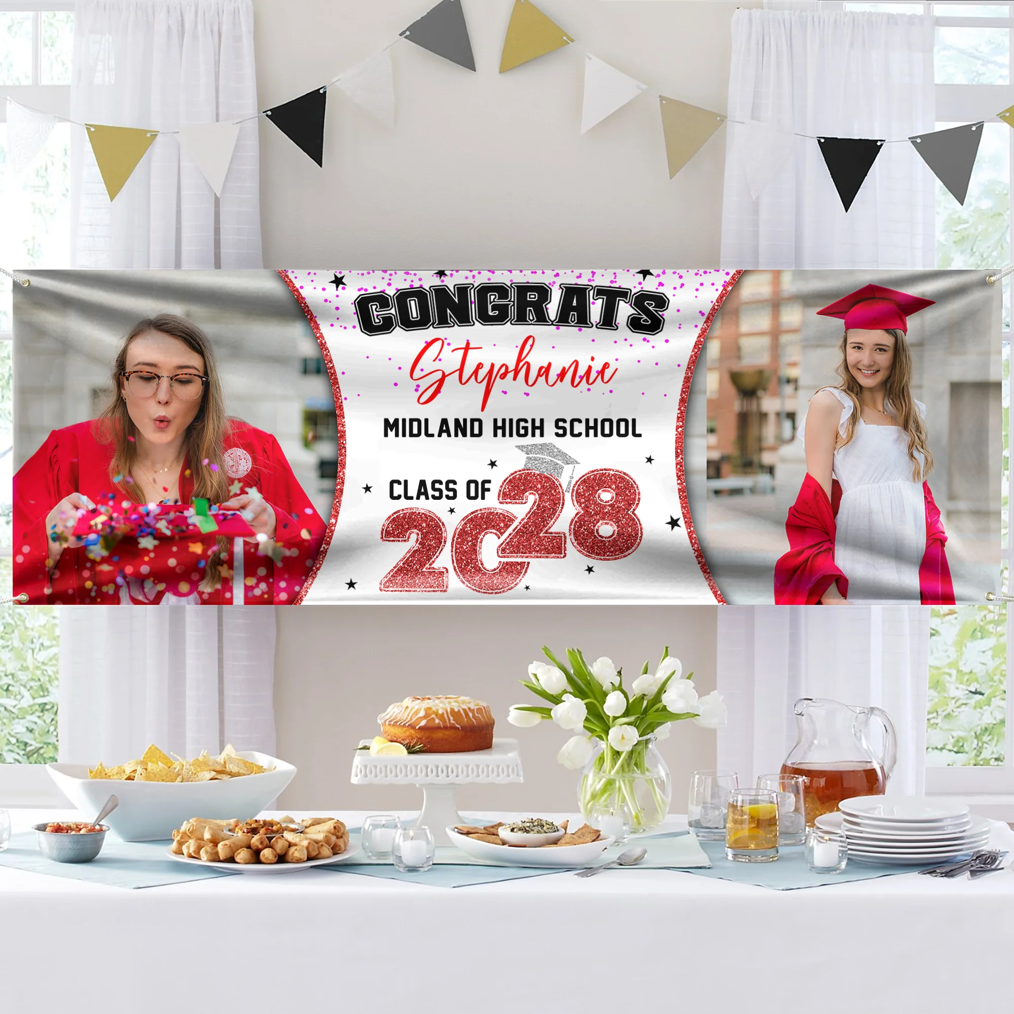 Custom Photo Class of 2026 Personalized Banner Graduation Day Gift CH07 895316 - Image 5