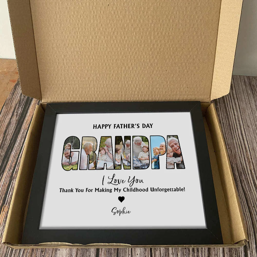 Custom Photo Dad, Thank For Making My Childhood Unforgettable Picture Frame Father's Day Gift CH07 895388 - Image 7