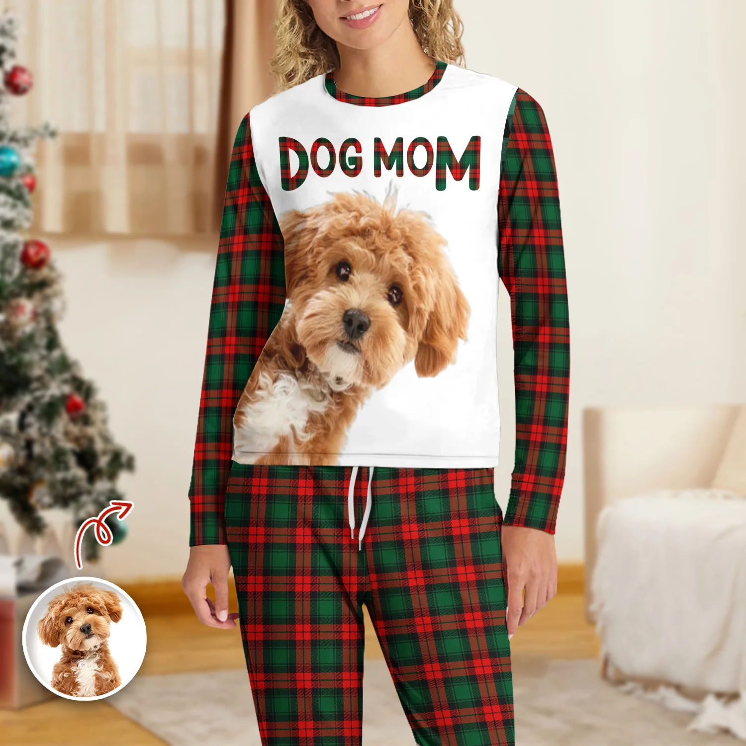 Custom Photo Dog Mom Dog Dad Personalized Sleepwear Gift For Dog Lovers CH07 899110 - Image 3