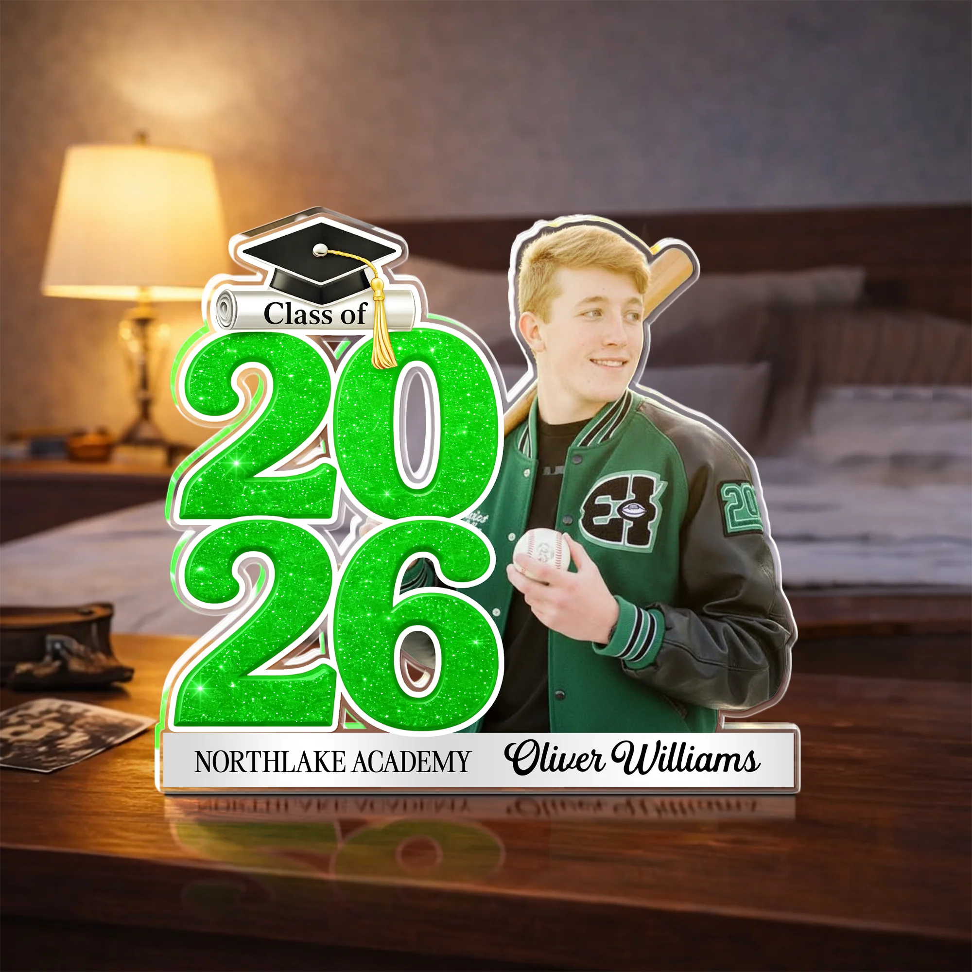 Custom Photo Graduation Acrylic Block Plaque Class of 2026 Keepsake Gift CH07 910850 - Image 3